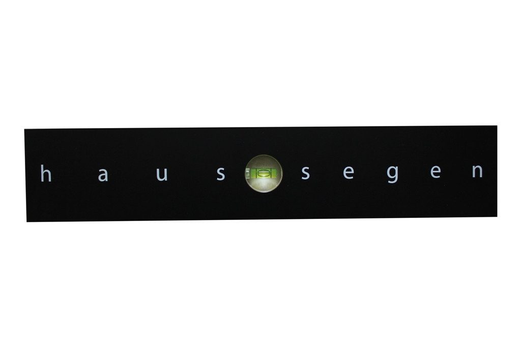 CATdesign Deko-Schriftzug Haussegen weiß Geschenk Hochzeit, originelle Geschenkidee Brautpaar