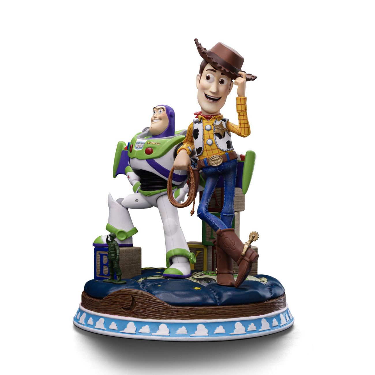 Iron Studios Merchandise-Figur Toy Story Deluxe Art Scale Statue 1/10 Buzz & Woody 38 cm