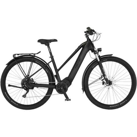 FISCHER Fahrrad E-Bike TERRA 8.0i 45, 10 Gang Shimano Deore Schaltwerk, Kettenschaltung, Mittelmotor, 711 Wh Akku, (mit Fahrradschloss)