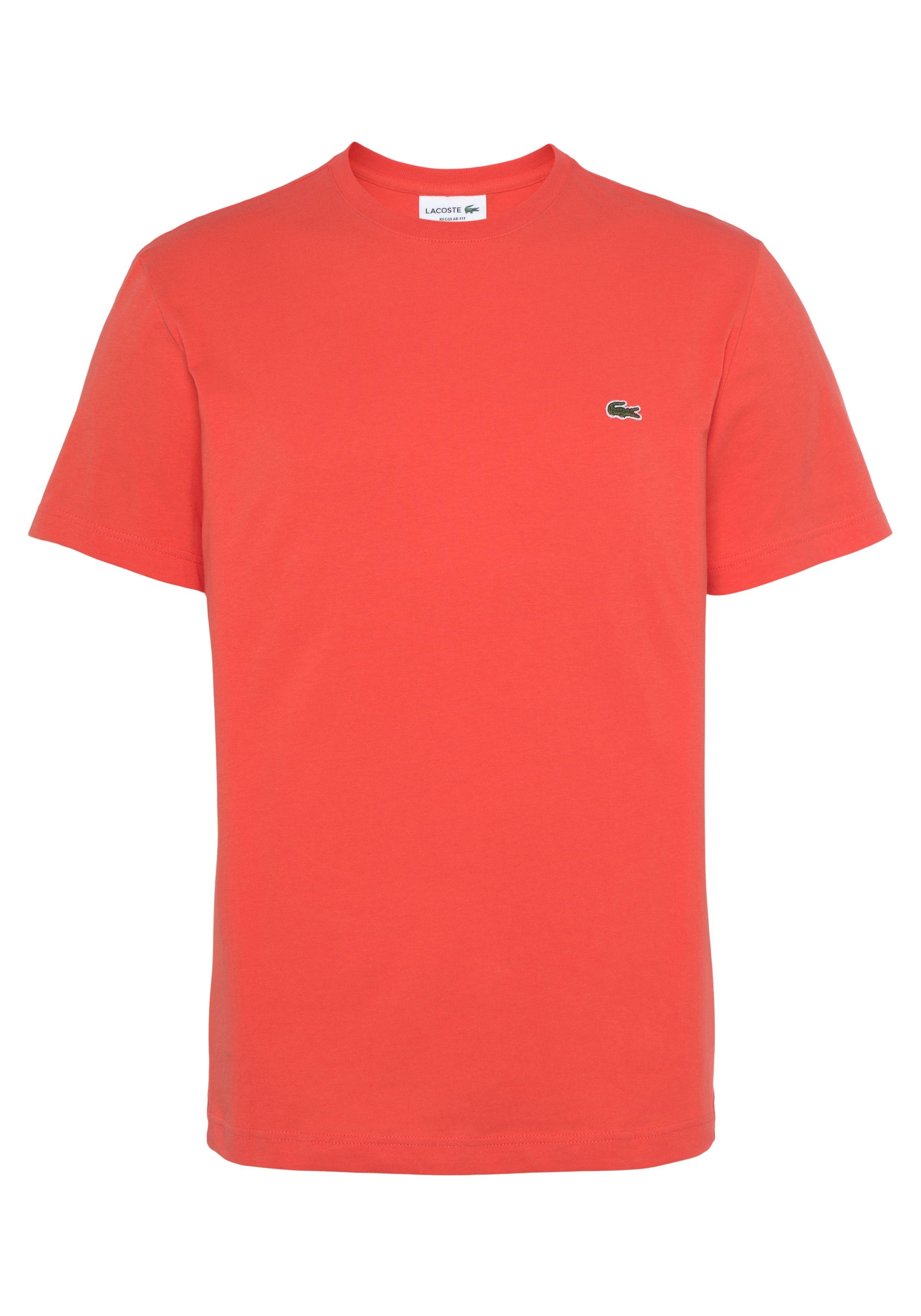 Lacoste T-Shirt (1-tlg) mit Rundhalsausschnitt watermelon