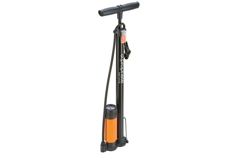 Prophete Standpumpe Prophete Alu Luftpumpe Standpumpe Fahrradpumpe mit Manometer 0515 (1-tlg)