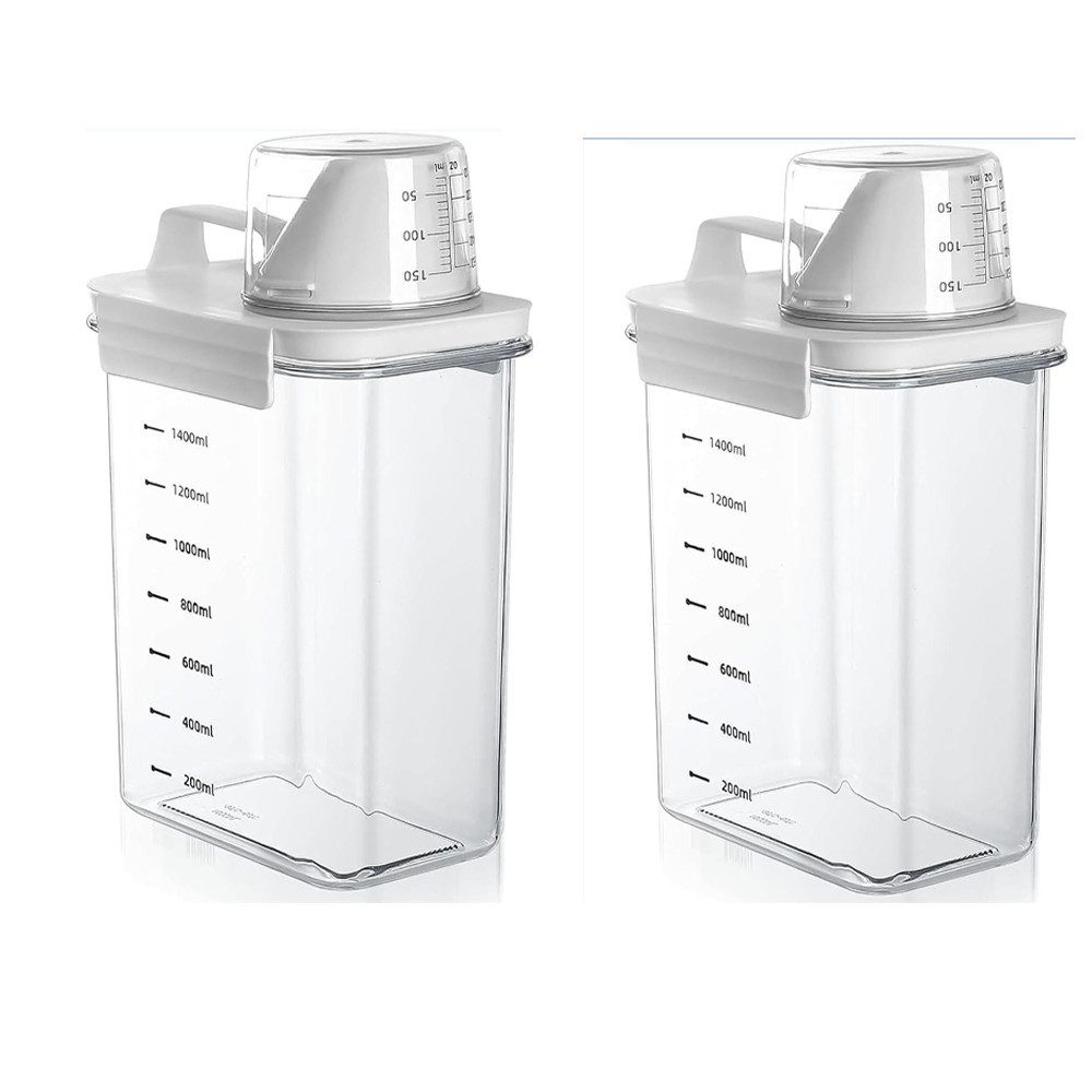 BlingBin Aufbewahrungsbox 1800ml Waschmittel-Dosierbehälter, Waschmittel-Au günstig online kaufen