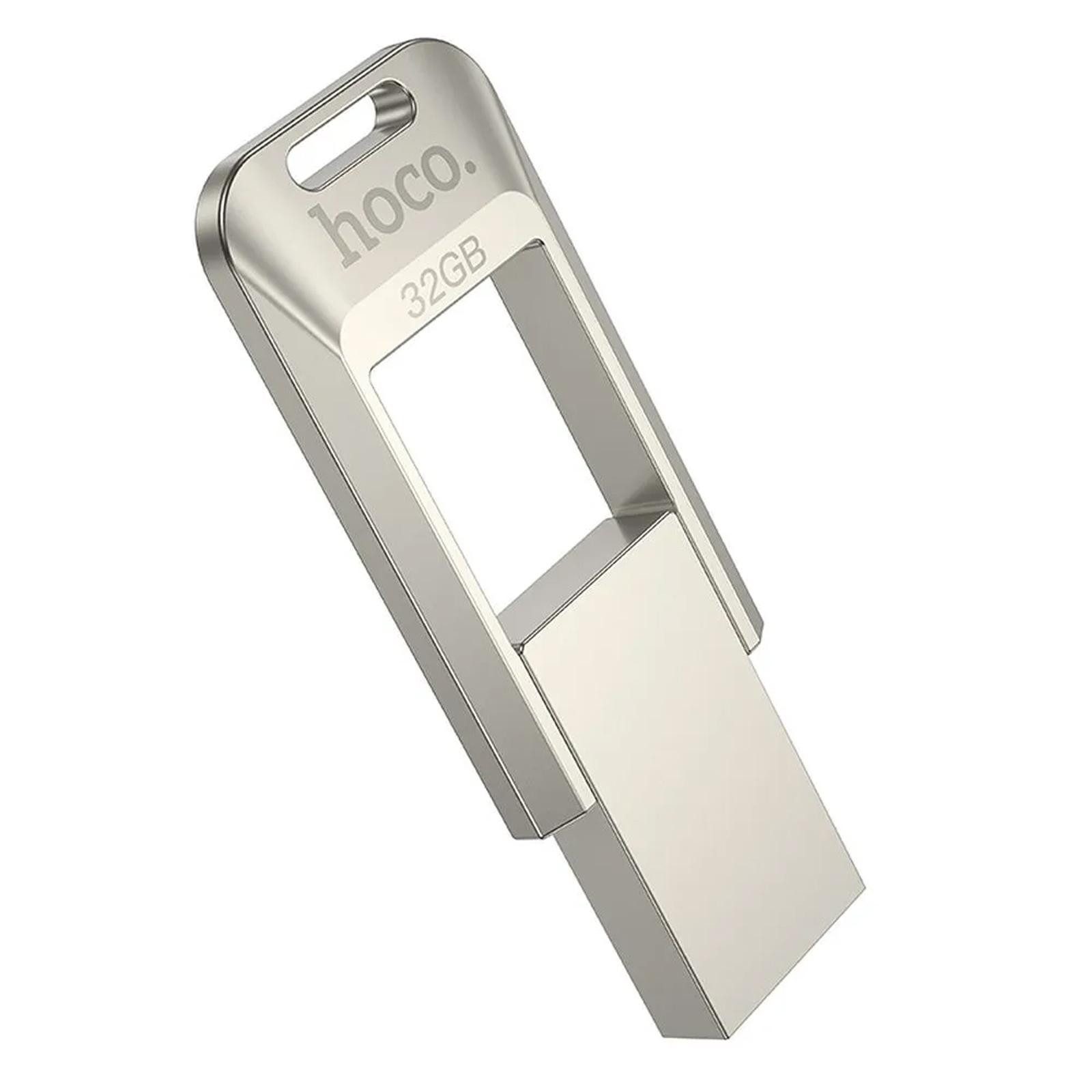 hoco. UD16 Pendrive 32GB USB-Stick (USB 3.0, Lesegeschwindigkeit 150 MB/s, Flash Drive USB C Metall Speicher Stick Typ A)