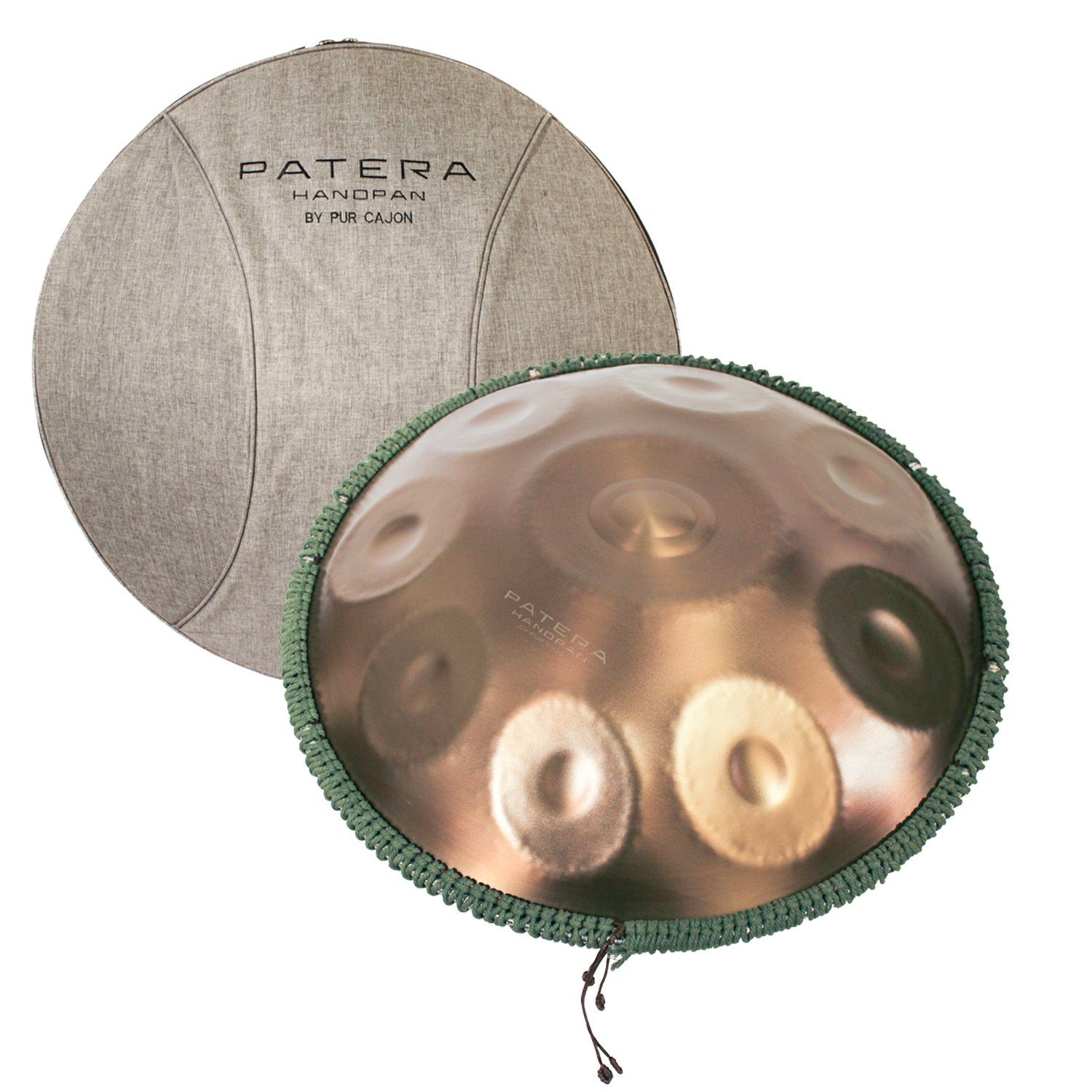 Handpan Patera Handpan HPDM-5 Amara-D Edelstahl mit Tasche
