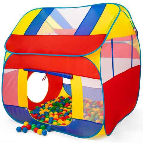KIDUKU Bällebad KIDUKU® Bällebad Spielzelt mit 300 Bällen + Tasche, Kinderzelt für drinnen und draußen