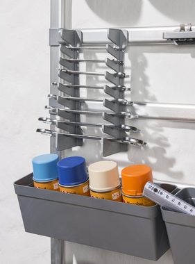 Ruco Ablageregal, Aluminium/Kunststoff, ideal für Werkstatt, Garage oder Hobbyraum