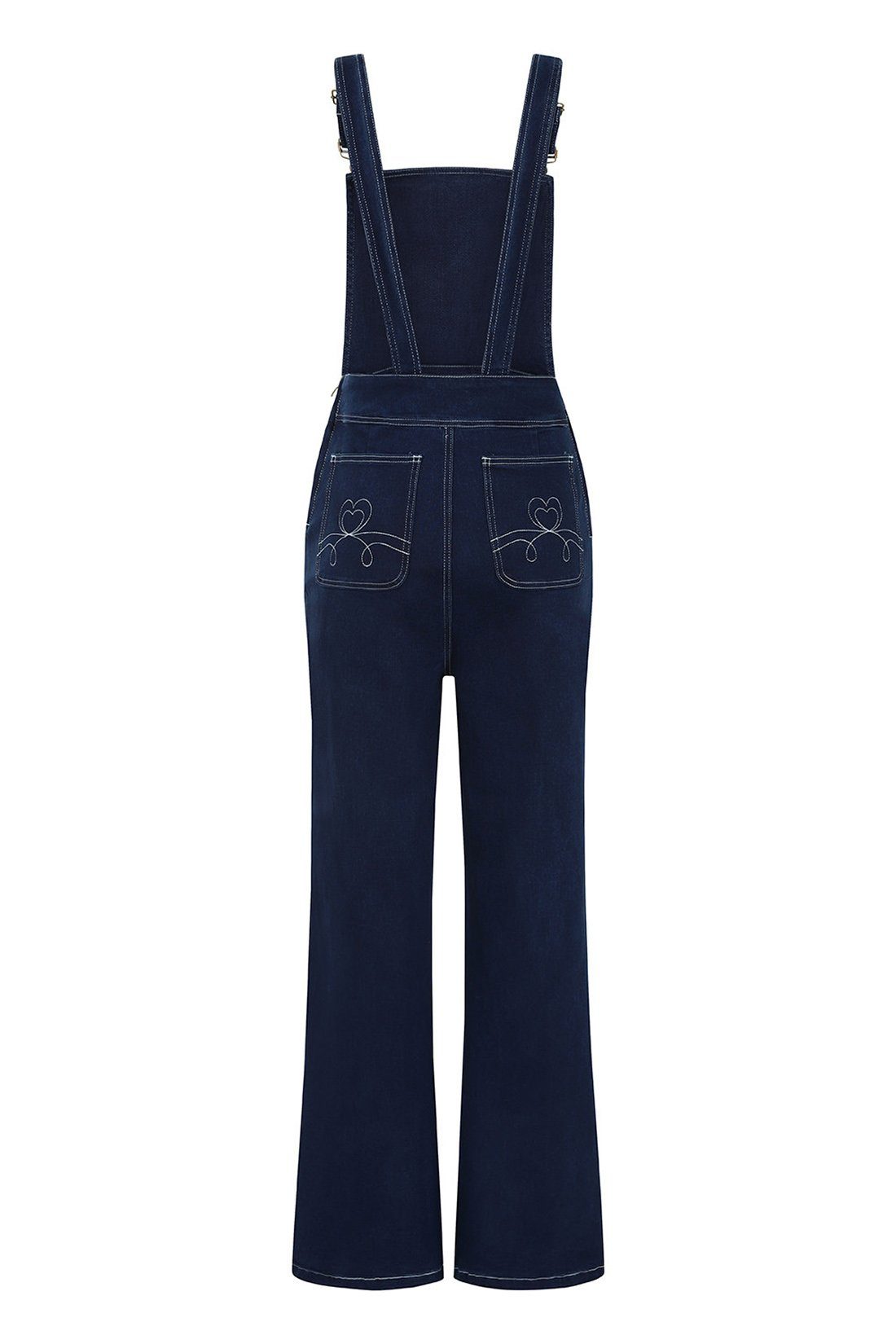 Banned Latzhose Penny Playsuit Denim Retro günstig online kaufen