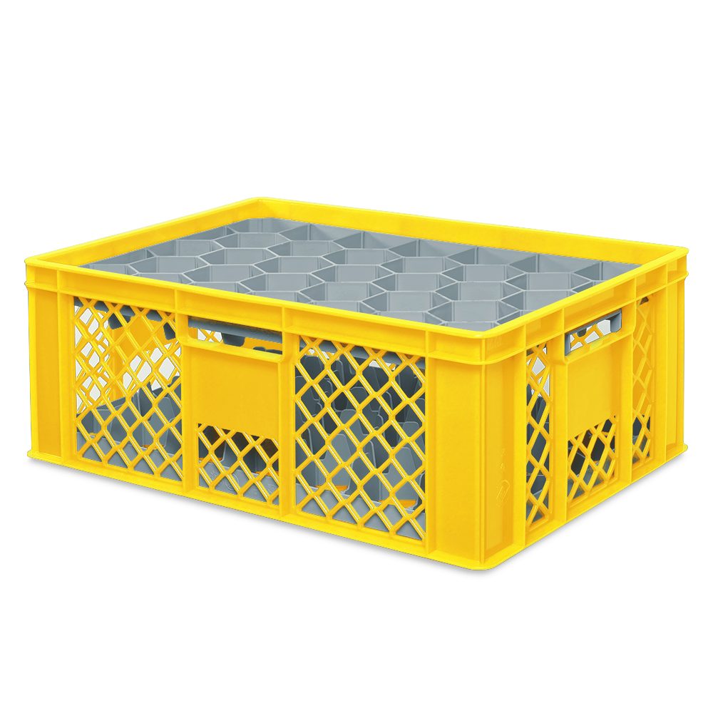 BRB-Lagertechnik Aufbewahrungskorb Gläserkiste 600x400 mm für günstig online kaufen