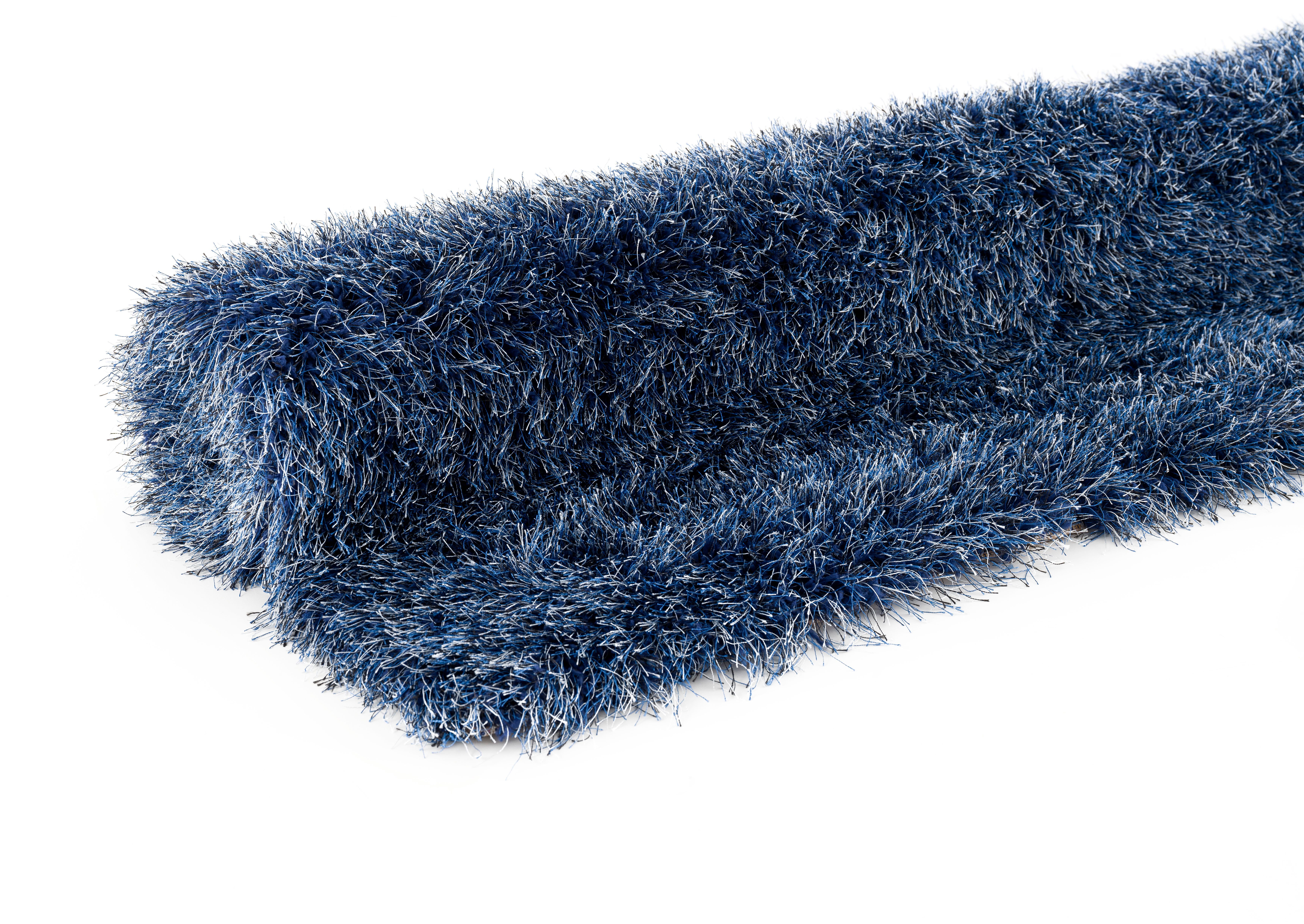 Hochflor-Teppich Amadeo, my home, rechteckig, besonders jeansblau Höhe: mm, langer Flor, 73 einfarbig