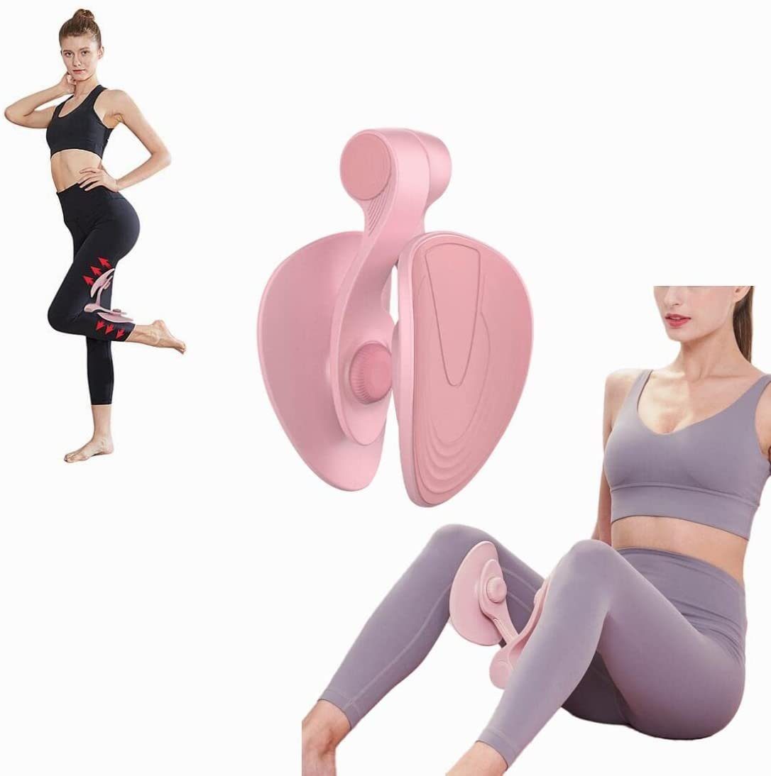 XDeer Multitrainer Hüft-,Bein- und Beintrainer, Oberschenkeltrainer für Frauen, (Packung, zu Haus), aus ABS- und Silikonmaterialien rosa