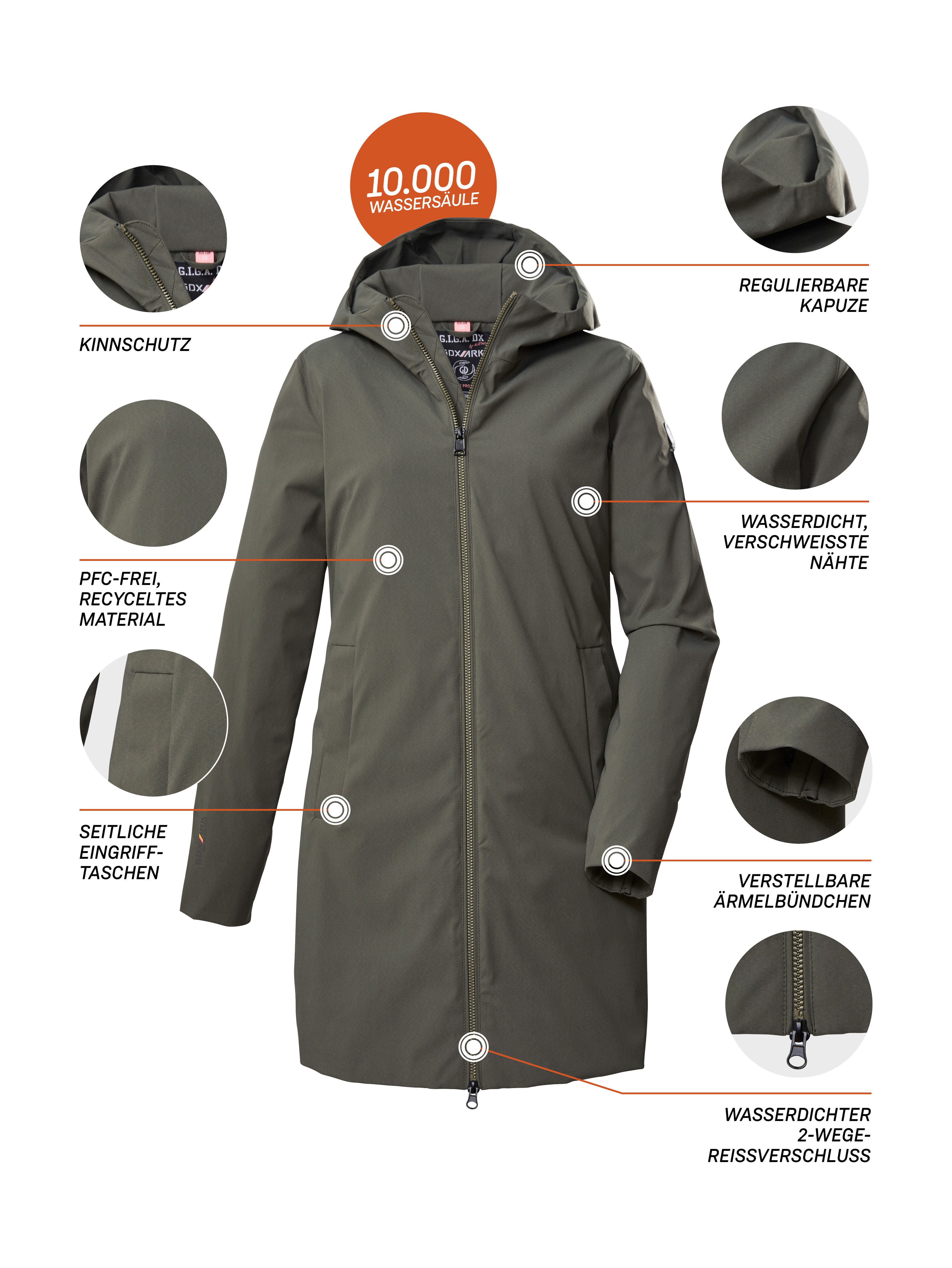 killtec GS PRK WMN 154 by DX olivgrün G.I.G.A. Parka