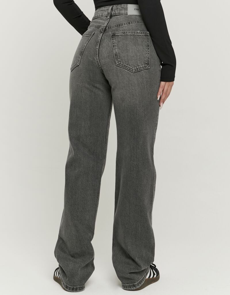 Tally Weijl High-waist-Jeans SPADEPEPPER Baumwollmischung, High-Waist mit geradem Beinverlauf