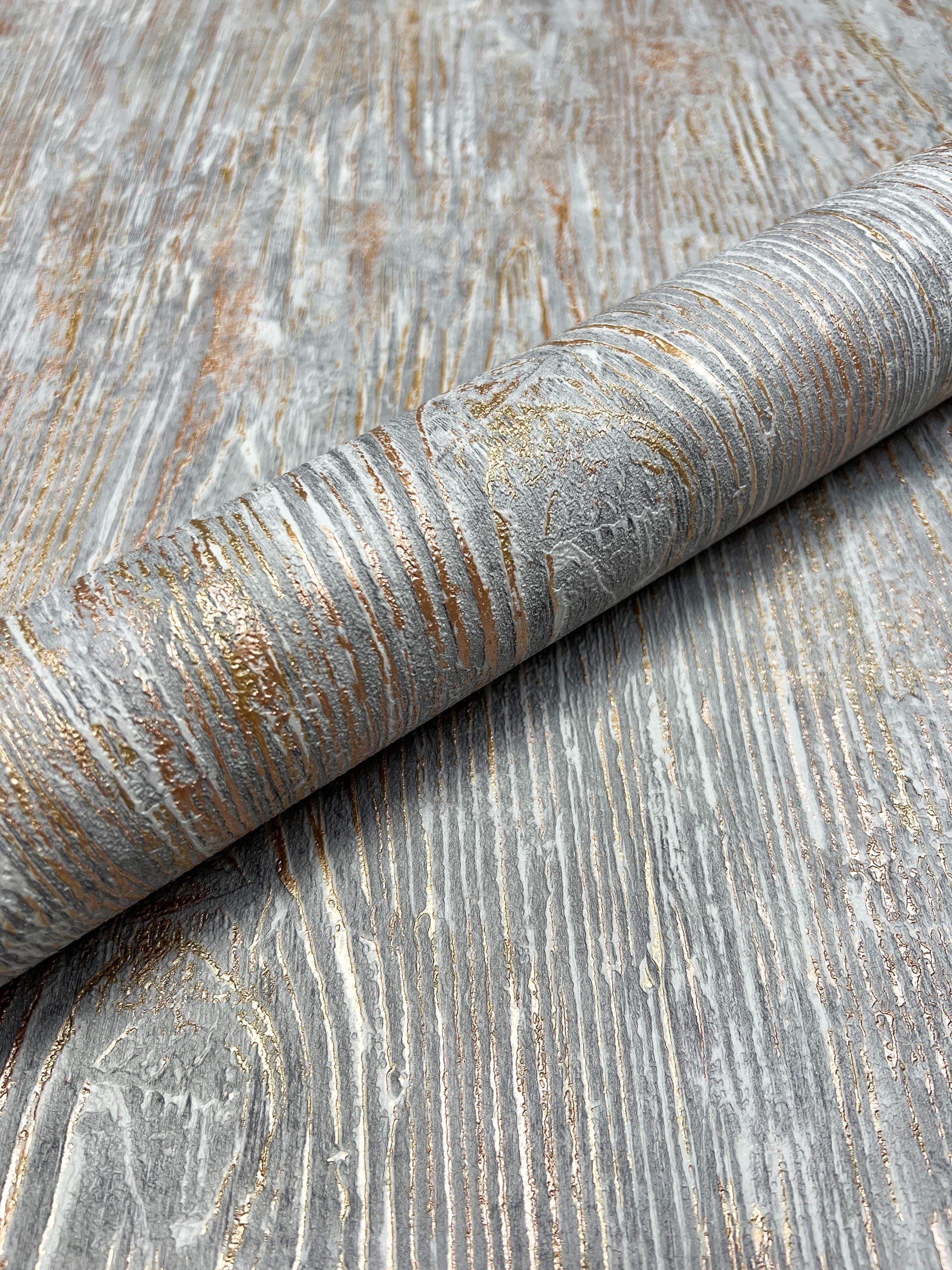 Newroom Vliestapete, Grau Tapete Modern Holz günstig online kaufen