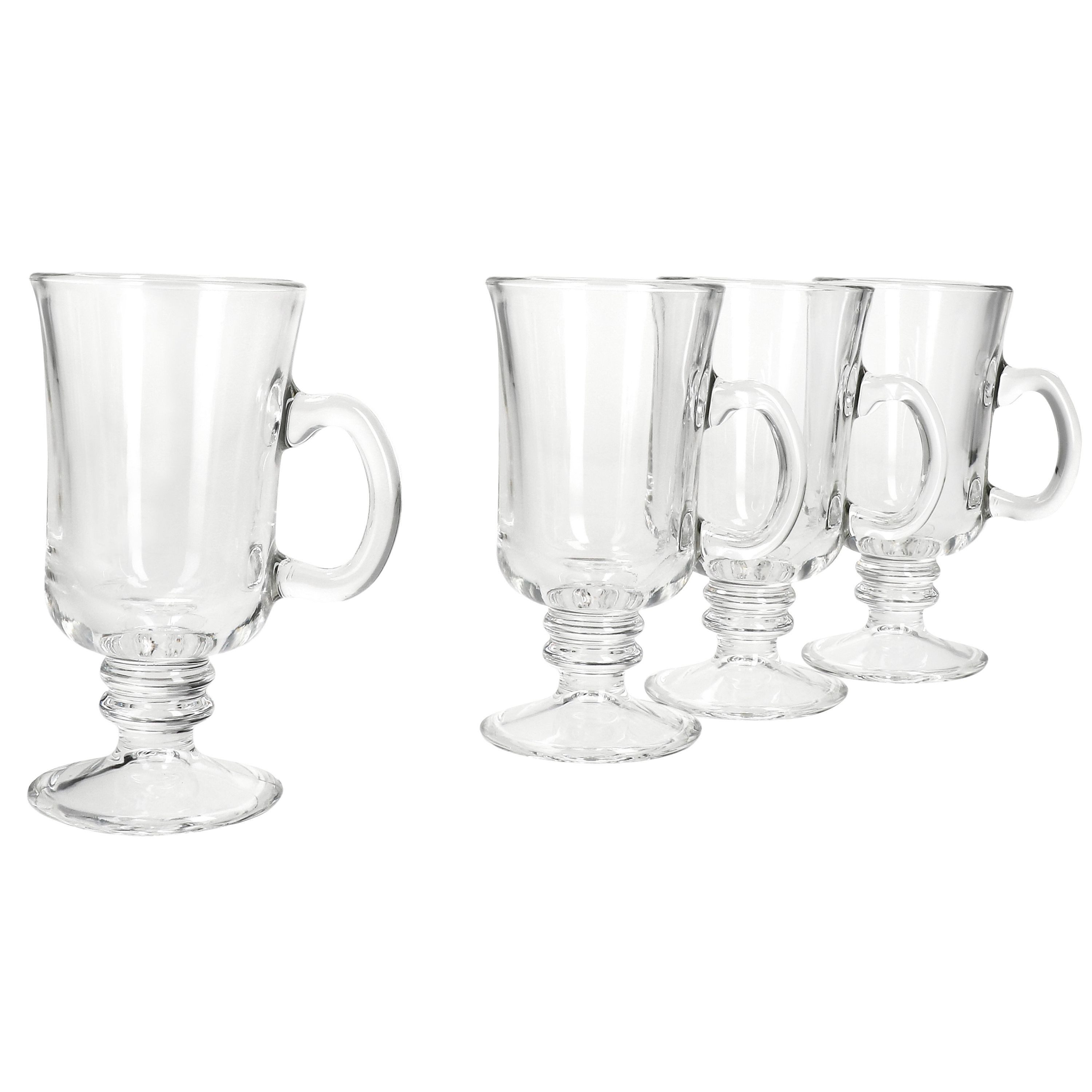 MamboCat Latte-Macchiato-Glas 4x Irish Coffee Gläser mit Henkel 180ml Tee-Glas Kaffee-Gläser, Glas – Bild 2 von 5