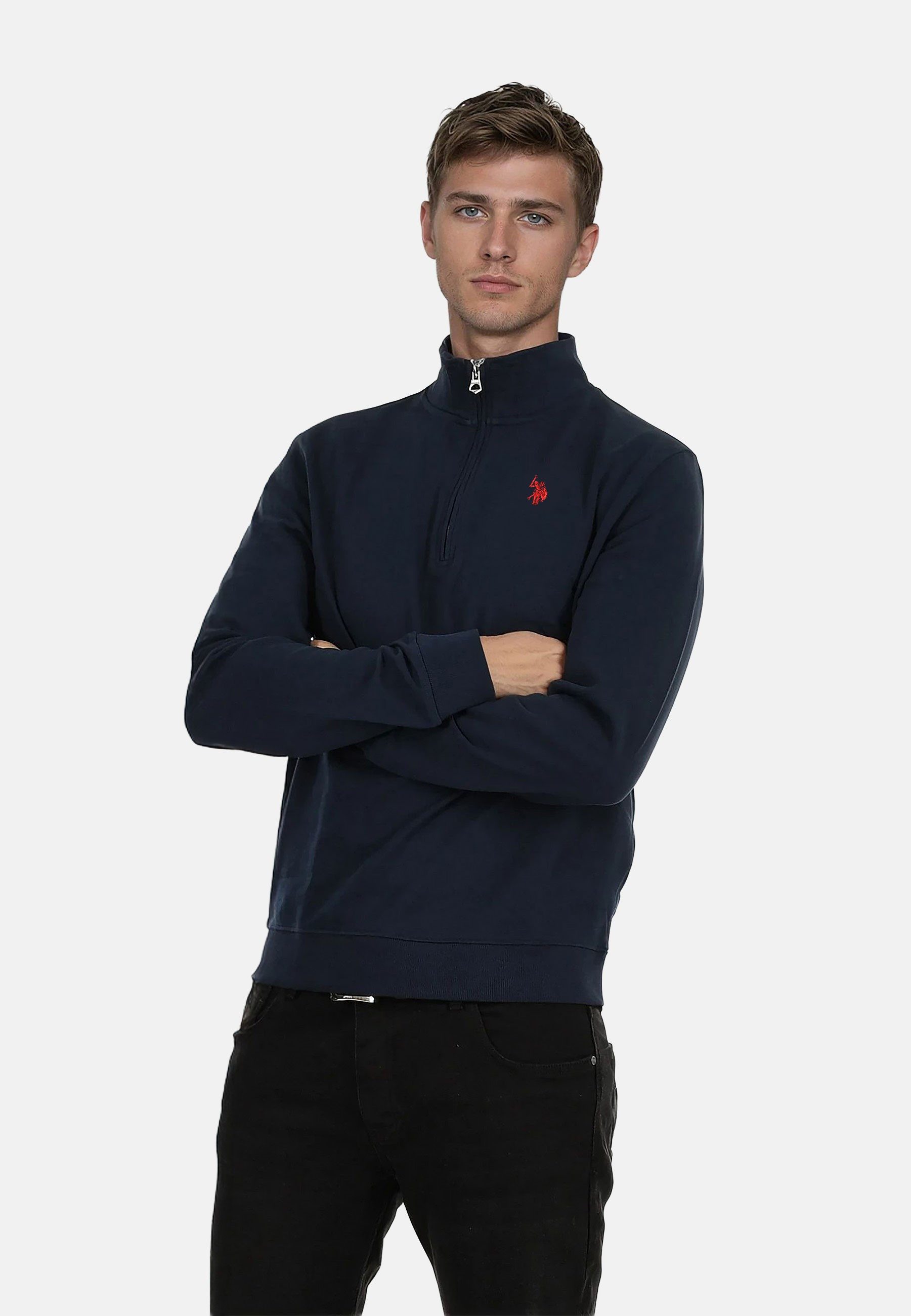 U.S. Polo Assn. Stehkragenpullover Pullover USKiaan günstig online kaufen