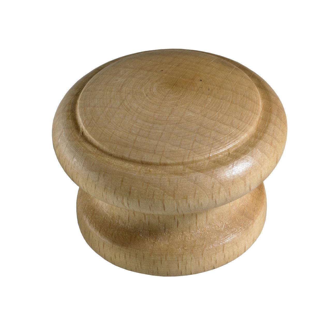 Hettich Möbelgriff Hettich Möbelknopf Buche lackiert breit Ø 44,0 mm