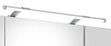 Schildmeyer Spiegelschrank »Dorina« Breite 100 cm, 3-türig, LED-Beleuchtung, Schalter-/Steckdosenbox, Glaseinlegeböden, Made in Germany