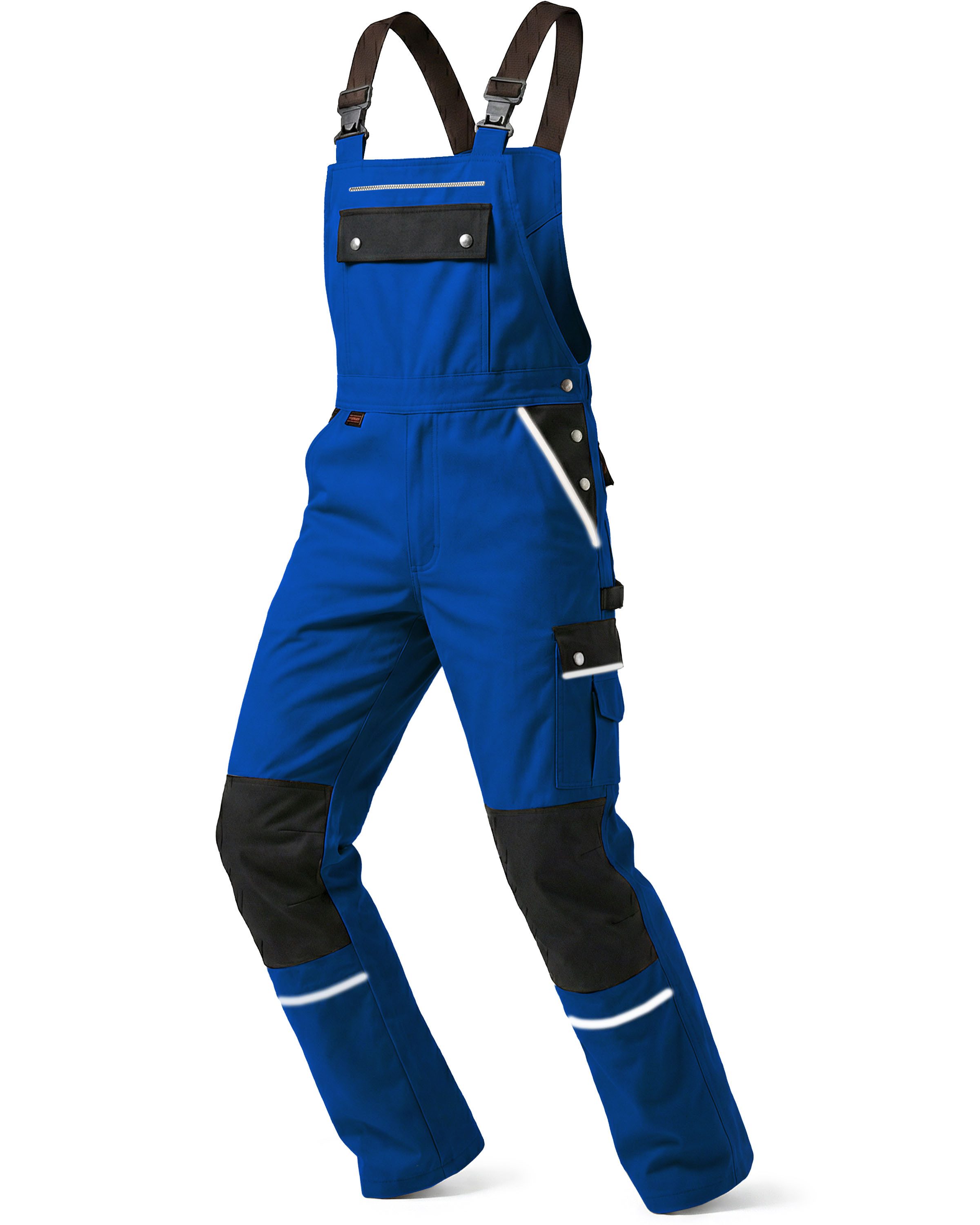 TMG International Arbeitslatzhose Latzhose Arbeitshose Cargohose Overall Blaumann