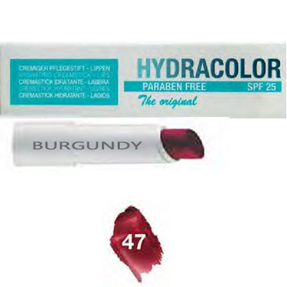 Deborah Milano Lippenpflegestift Hydracolor Lippenpflege Classic ohne Glycerin BURGUNDY 47