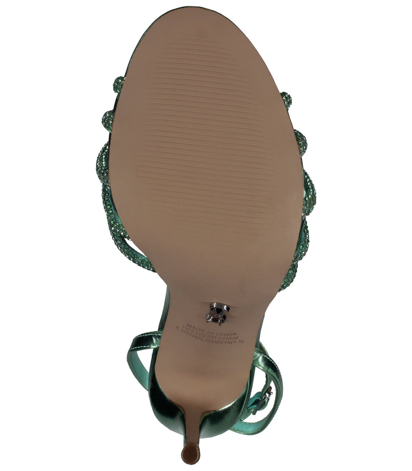 Sandalen Grün High-Heel-Sandalette MADDEN STEVE Textil