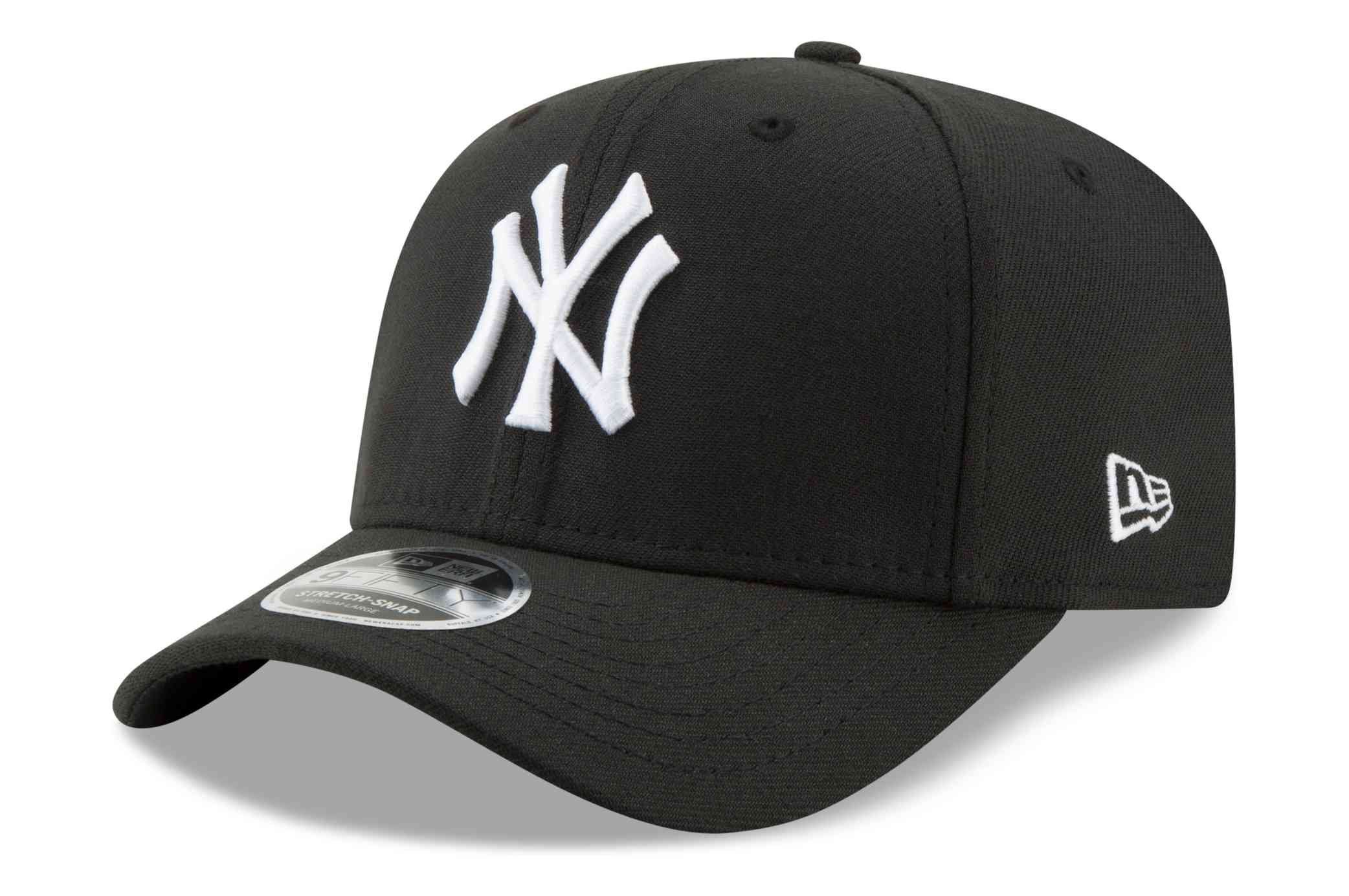 New Era Snapback Cap MLB New York Yankees 9Fifty Stretch Schwarz/Weiß