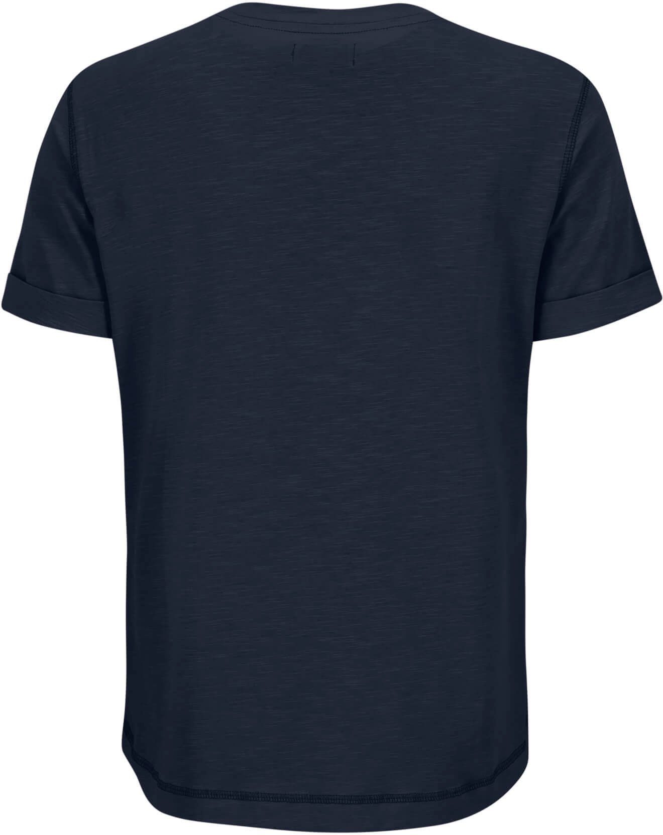 (1-tlg) T-Shirt navy Ziernähte FYNCH-HATTON FYNCH-HATTON Basic vorhanden T-Shirt