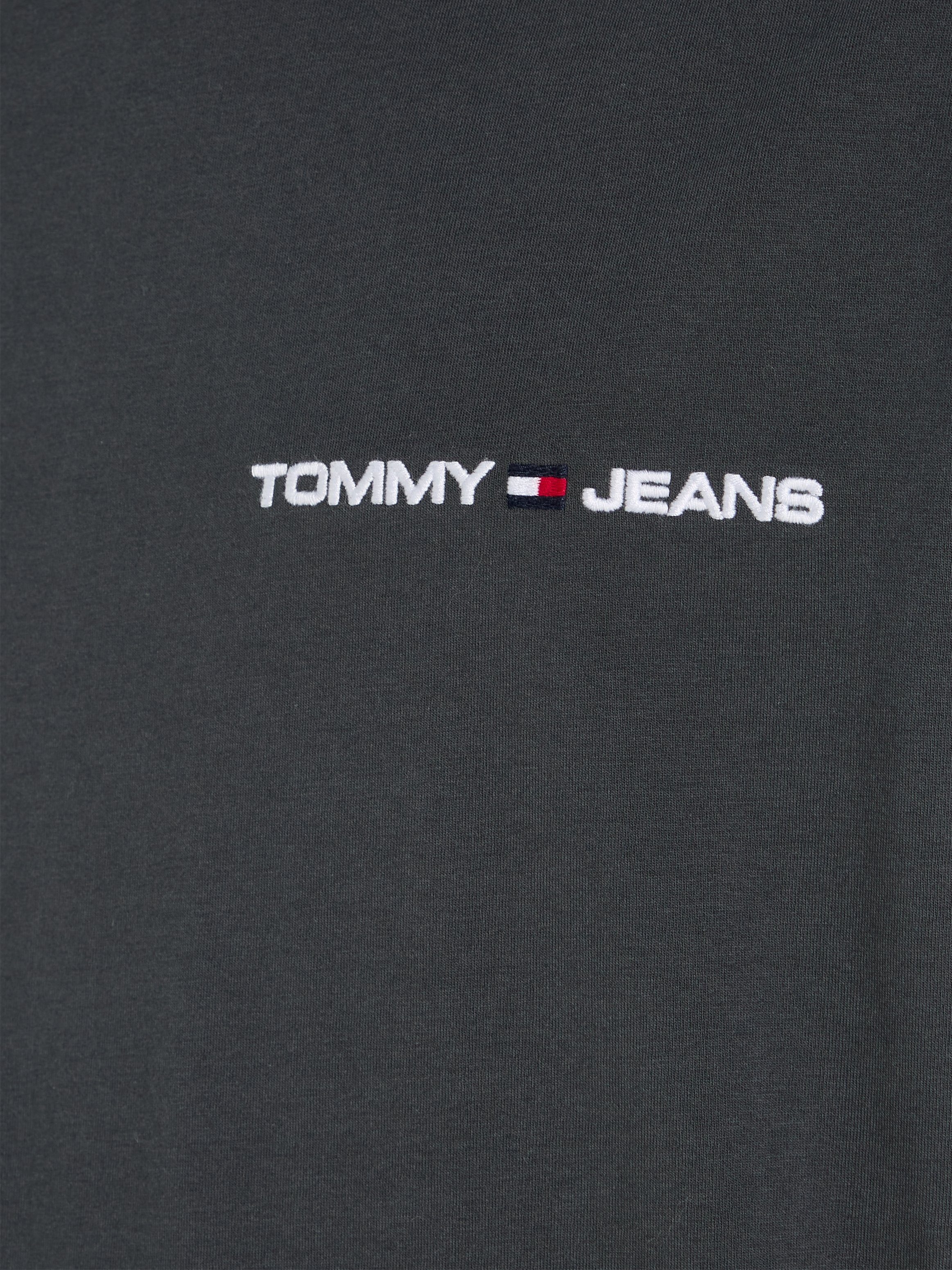 TEE Tommy New T-Shirt CLSC Charcoal TJM CHEST LINEAR Jeans