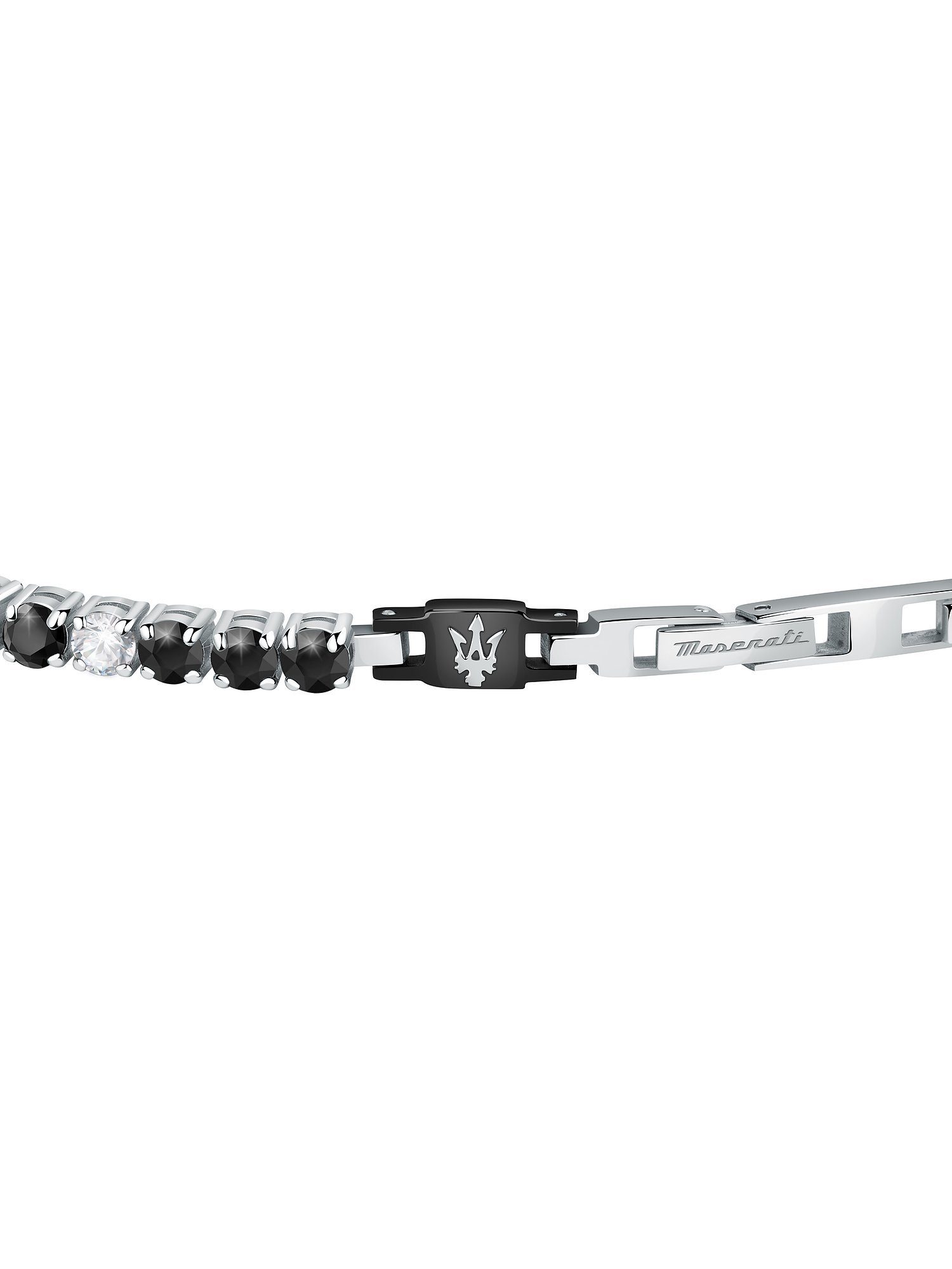 MASERATI Edelstahlarmband Maserati Herren-Armband Edelstahl Zirkonia günstig online kaufen