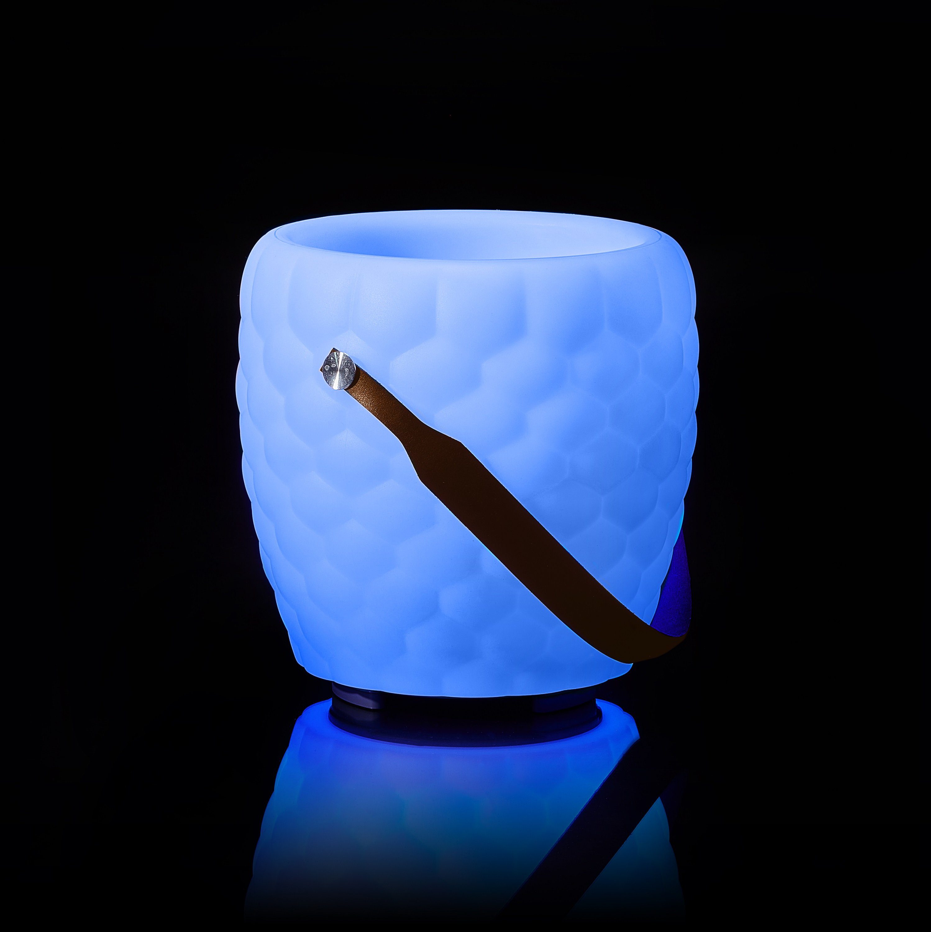 Weinkühler 3in1 LED beleuchtet mit Bluetooth Lautsprecher JOOULY LTD bowl L