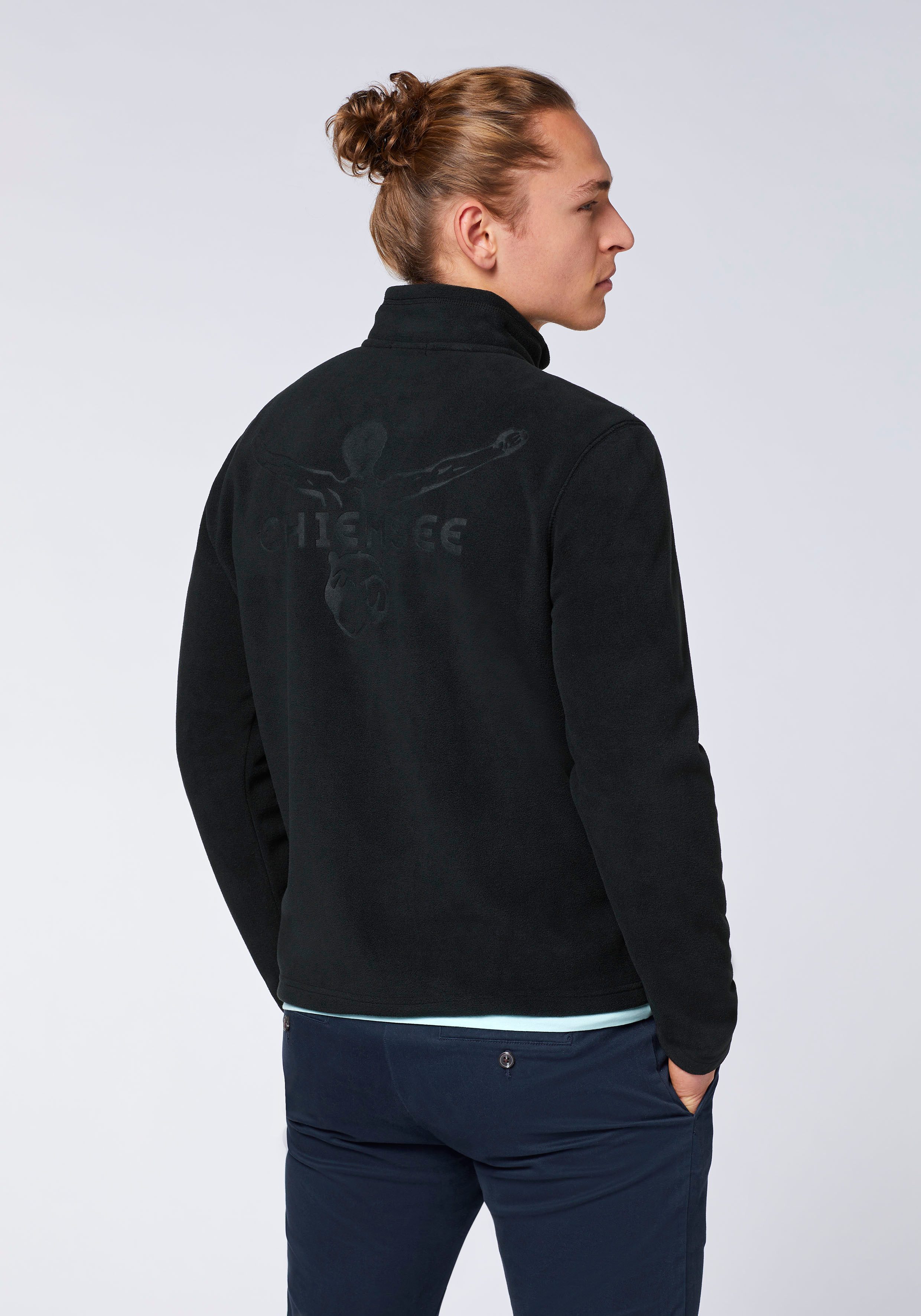 Chiemsee Fleecejacke Fleece-Jacke mit Logo-Symbol hinten günstig online kaufen