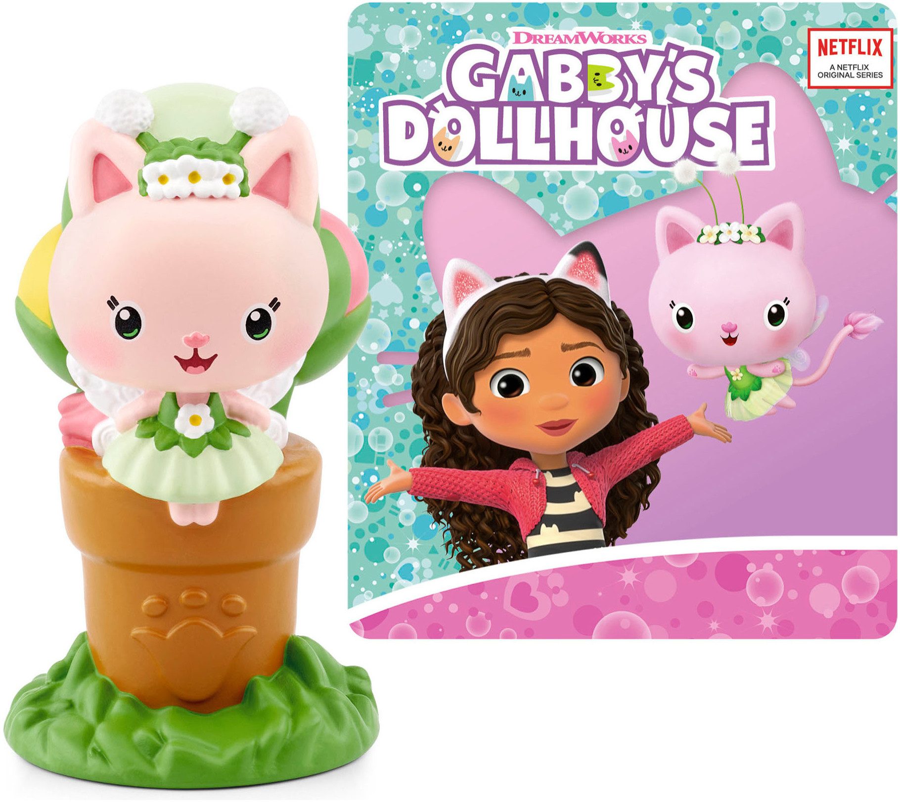 tonies Hörspielfigur Gabby's Dollhouse - Eröffnungsfeier im Puppenhaus Kitty Fee, (1-St), Neuheit zum 10.07.2025