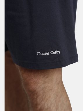 Charles Colby Shorty LORD CONNORY (Set, 2 tlg) kurze uni Hose mit Gummizug
