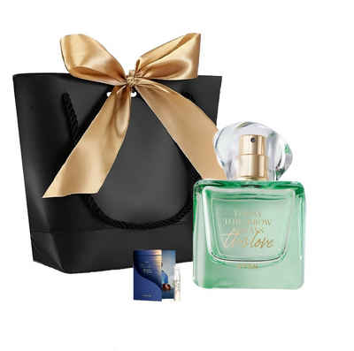 AVON Cosmetics Eau de Parfum TTA THIS LOVE Geschenkset Duft Today Tomorrow Always für Sie, 2-tlg., Blumiger & fruchtiger Duft Eleganz Geschenk für Frauen