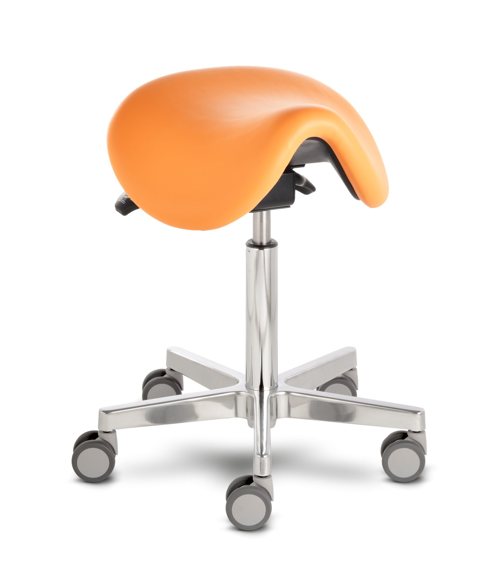 Prova Nova Arbeitshocker Sattelhocker docy® Lugano 4651, Sitzhöhe ca. 58 - 77 cm