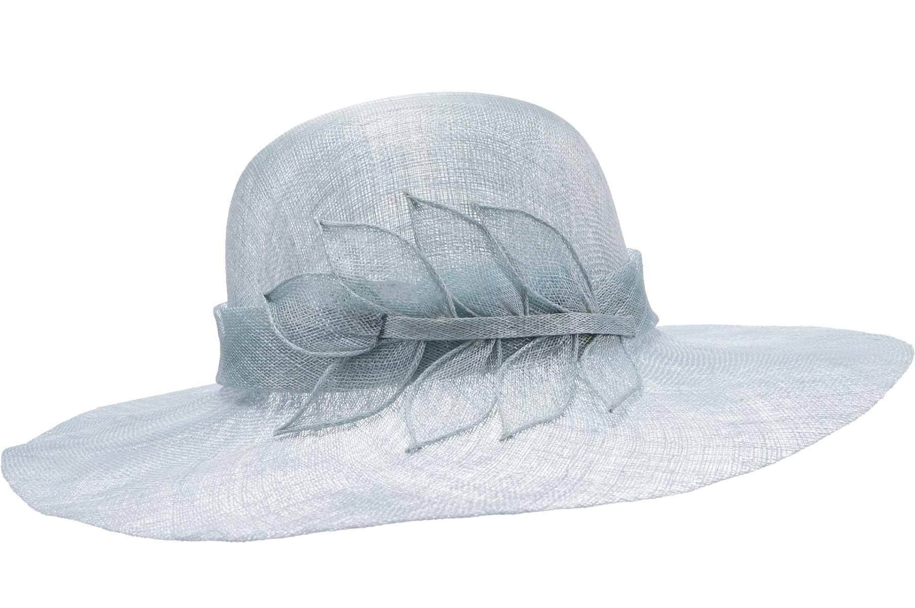 Seeberger Strohhut Sinamay Flapper mit Blättergarnitur günstig online kaufen