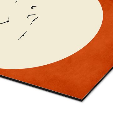 Posterlounge Alu-Dibond-Druck KUBISTIKA, Warming Feelings, Grafikdesign