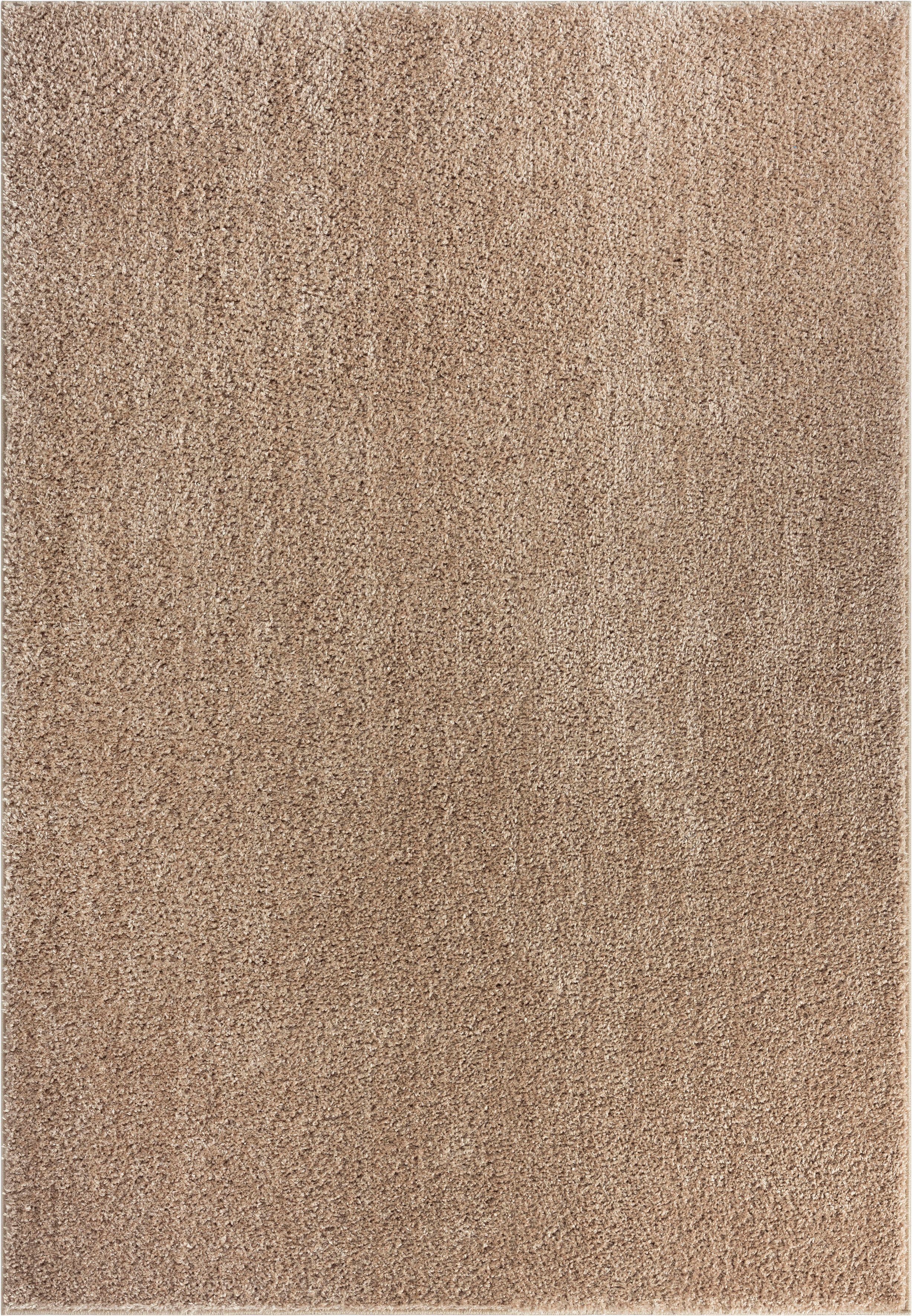 Hochflor-Teppich Andor, mm, weiche 25 rechteckig, mit Höhe: Mikrofaser, Anti-Rutsch-Unterseite Haptik, my home, sand