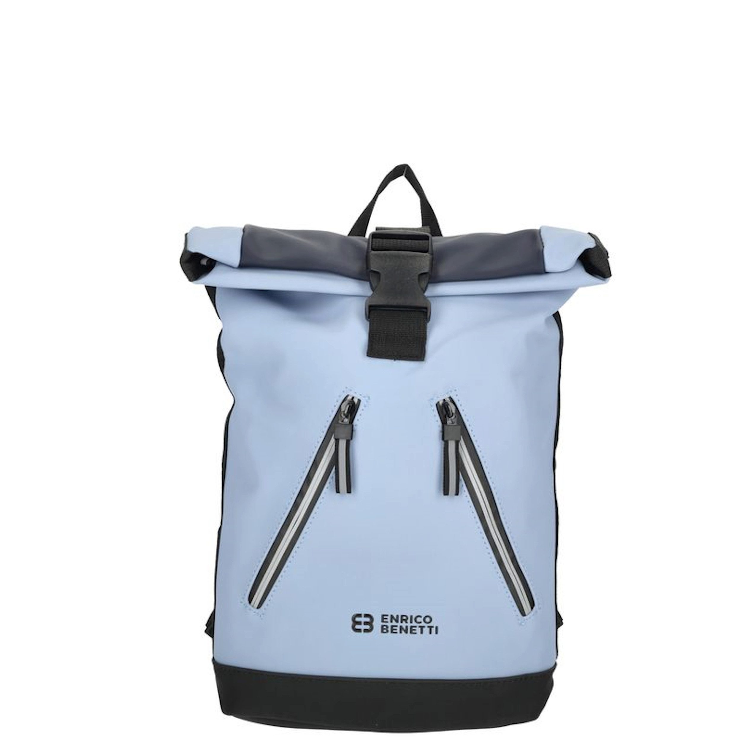 Enrico Benetti Cityrucksack Rolltop in zwei Größen, div. Farben