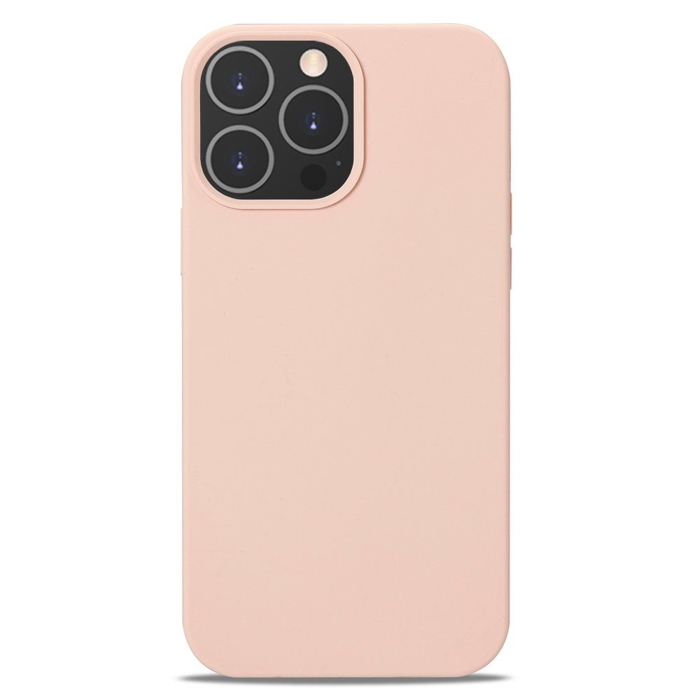 FITSU Handyhülle Silikon Case für iPhone 14 Pro Hülle 6,1 Zoll, Schlanke Handyschale Soft Case Schutzhülle mit Kameraschutz Slim Cover