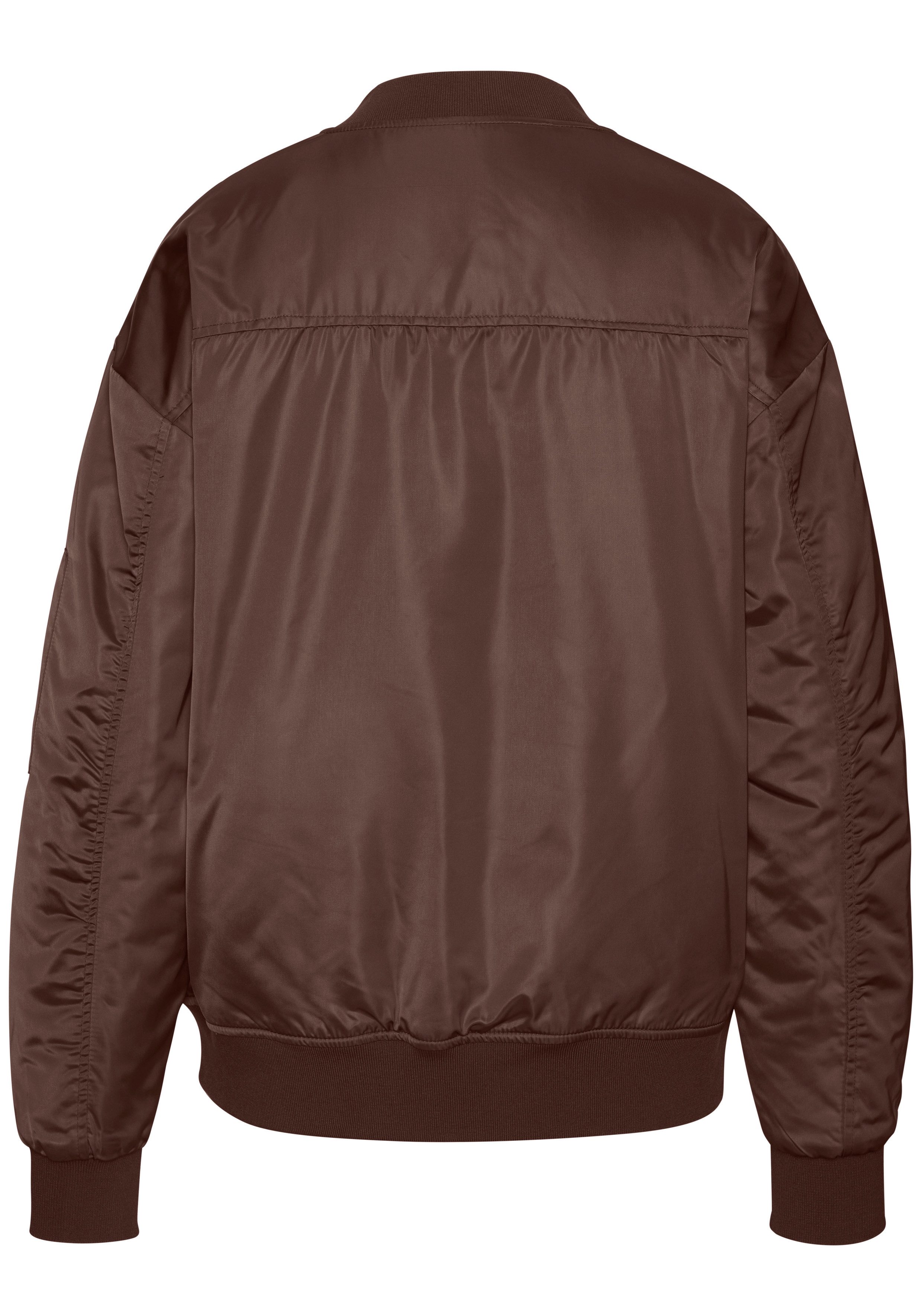 Buffalo Wendejacke in lässigem Oversized-Schnitt mit Leomuster Wendbare Übergangsjacke mit Animalprint, lässige Bomberjacke, modisch