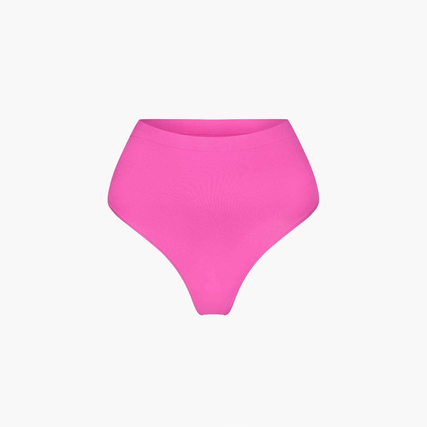 cfab Tanga Seamless High-Waist Tanga, 3er Pack-Rosa Pink-XL