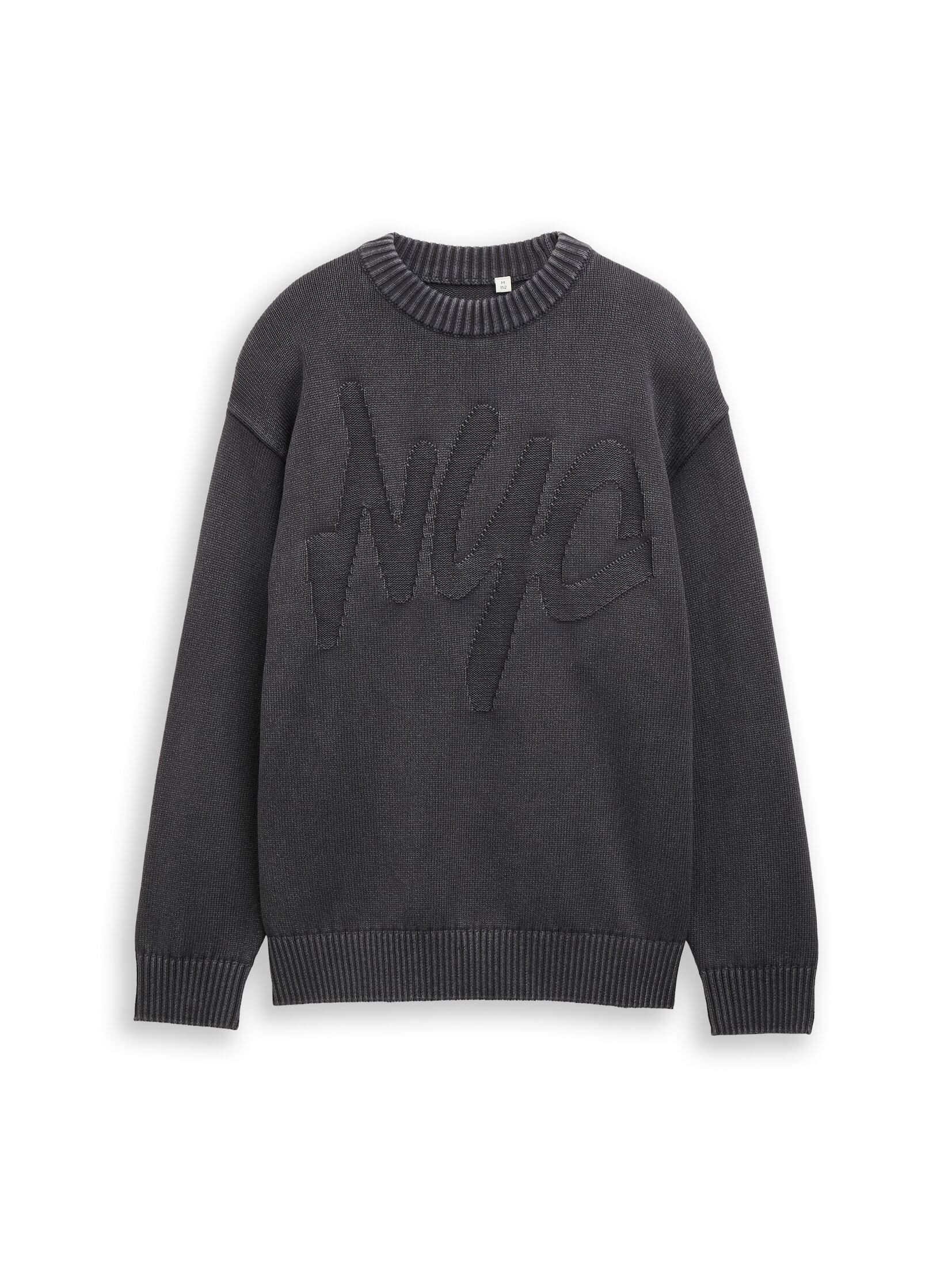 TOM TAILOR Strickpullover Pullover & Strickjacken Oversize Strickpullover im Used Look