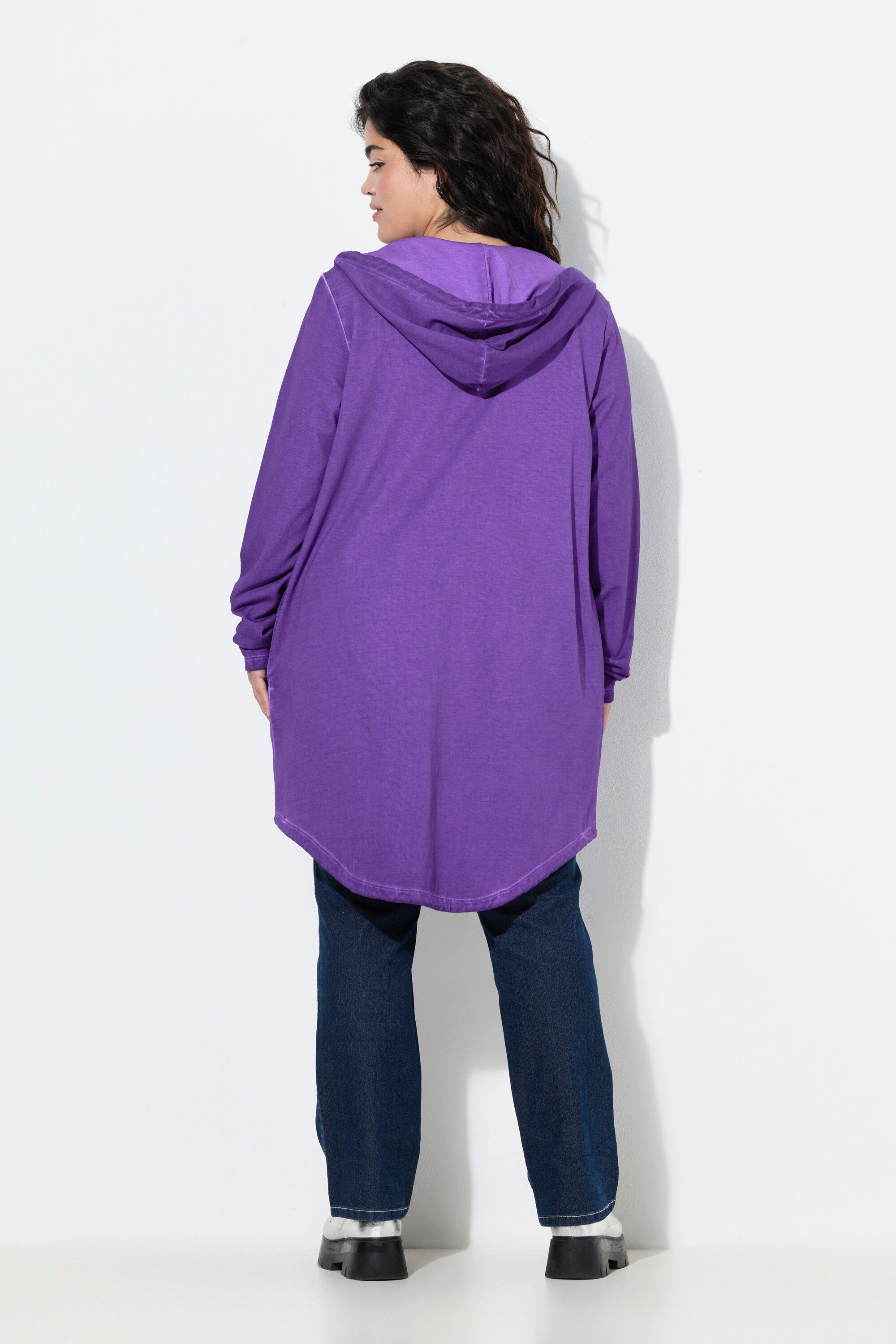 Angel of Style Sweatjacke Sweatjacke offene Form Kapuze