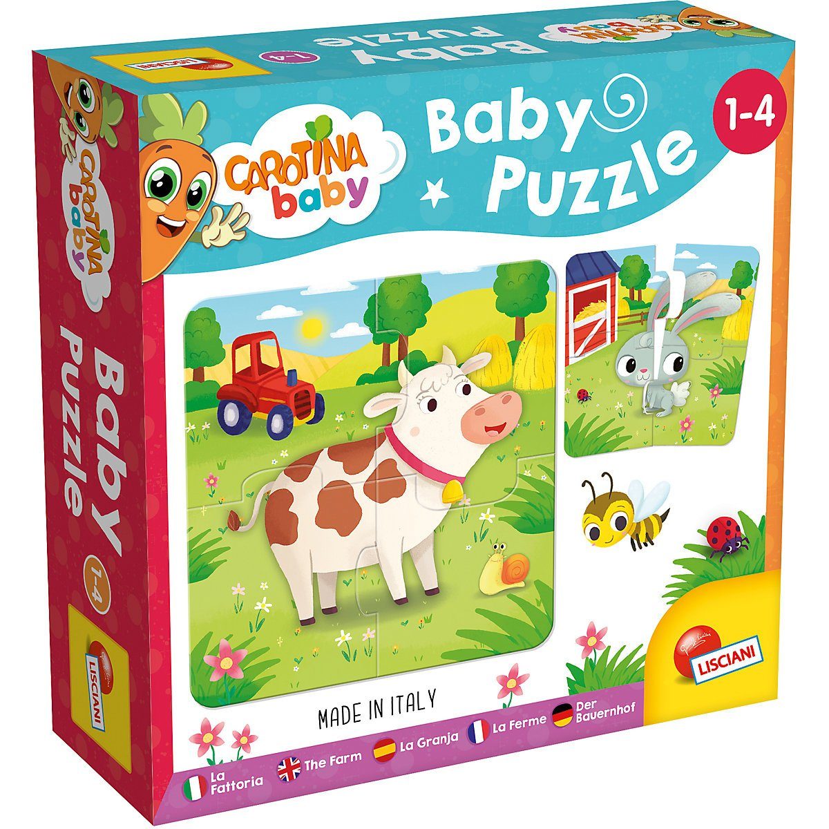 Lisciani Steckpuzzle »Carotina Baby - Puzzle Der Bauernhof«, Puzzleteile  online kaufen | OTTO