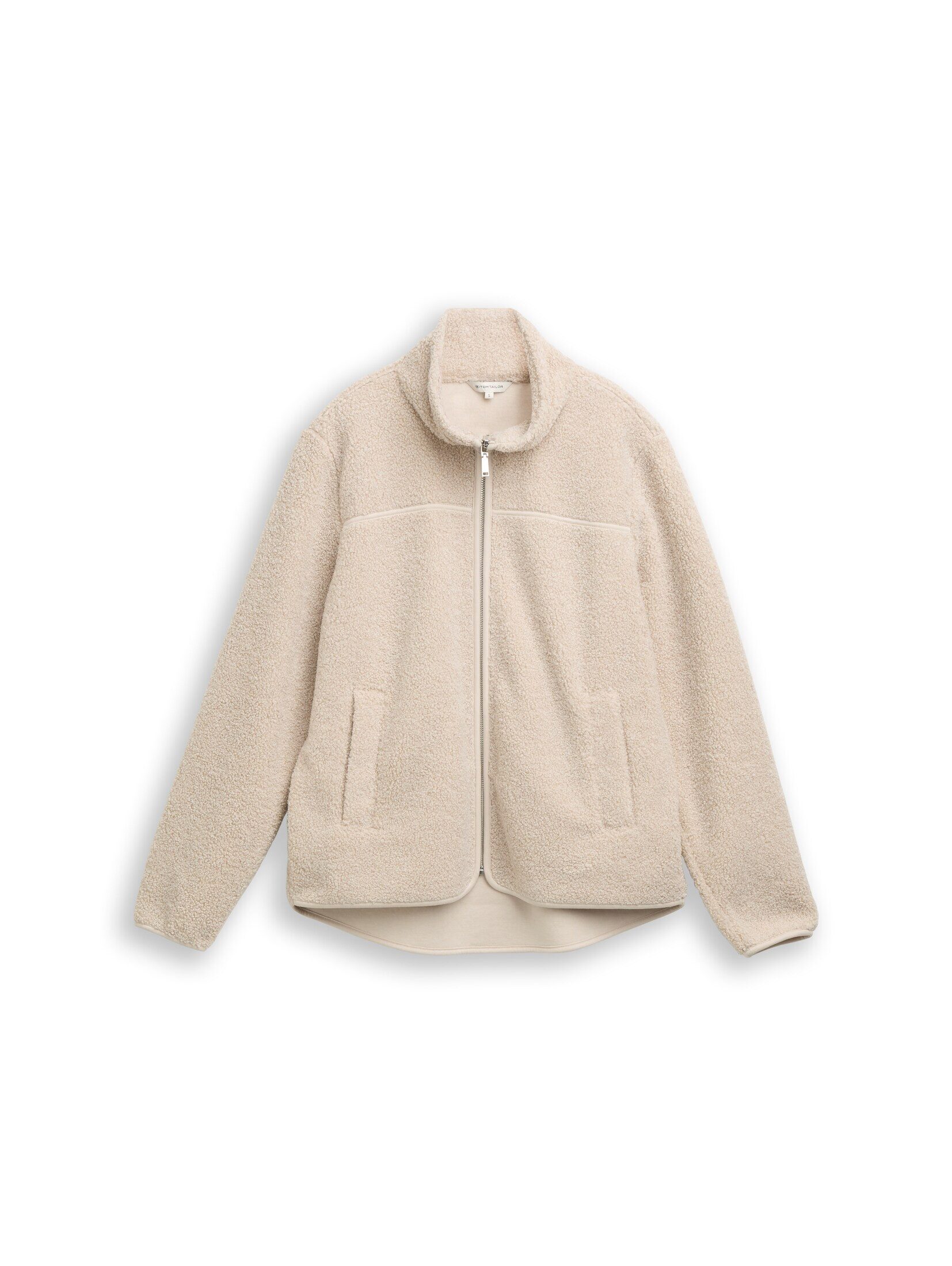 TOM TAILOR Sweatjacke Teddy Sweatjacke mit günstig online kaufen