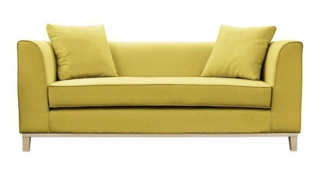 JVmoebel Sofa Modernes Bürosofa Luxus Couch Blau stilvolles Design Neu, Made in Europe Gelb