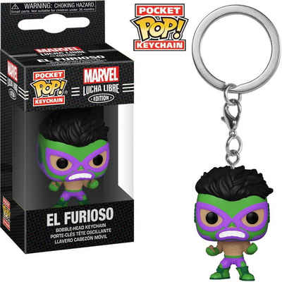 Funko Schlüsselanhänger Lucha Libre El Furioso Hulk Luchadores Pocket Pop!
