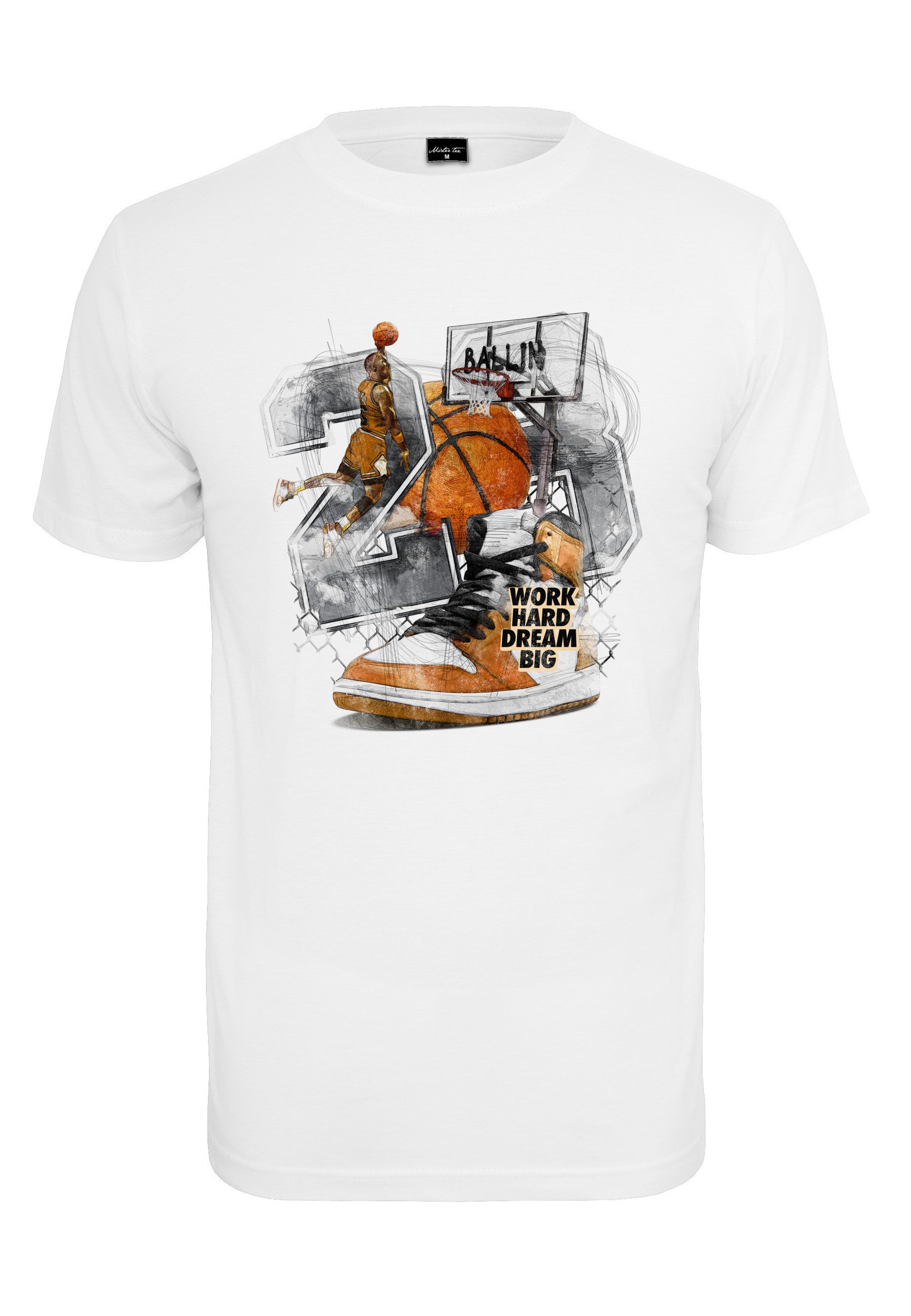 MisterTee Kurzarmshirt MisterTee Herren Vintage Ballin Tee (1-tlg)