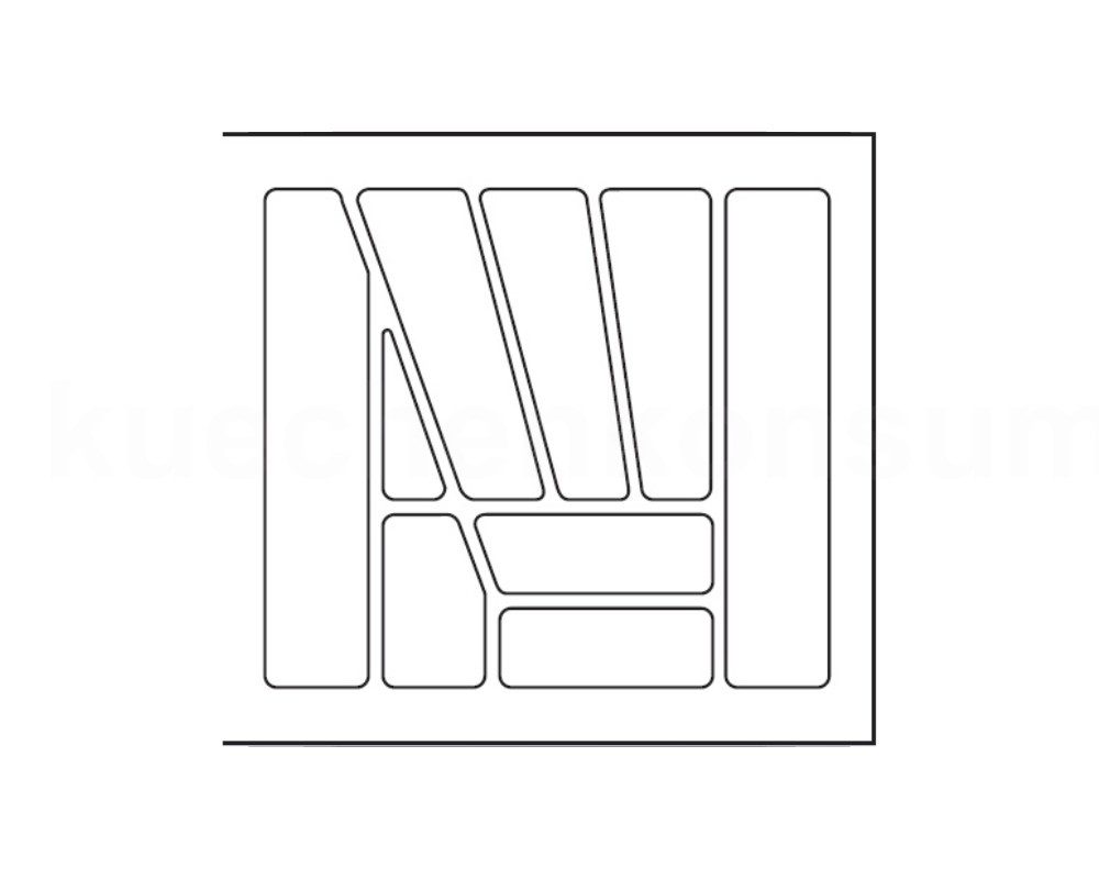 kuechenkonsum Besteckeinsatz Besteckeinsatz Comfort für 60er Schublade 540 günstig online kaufen