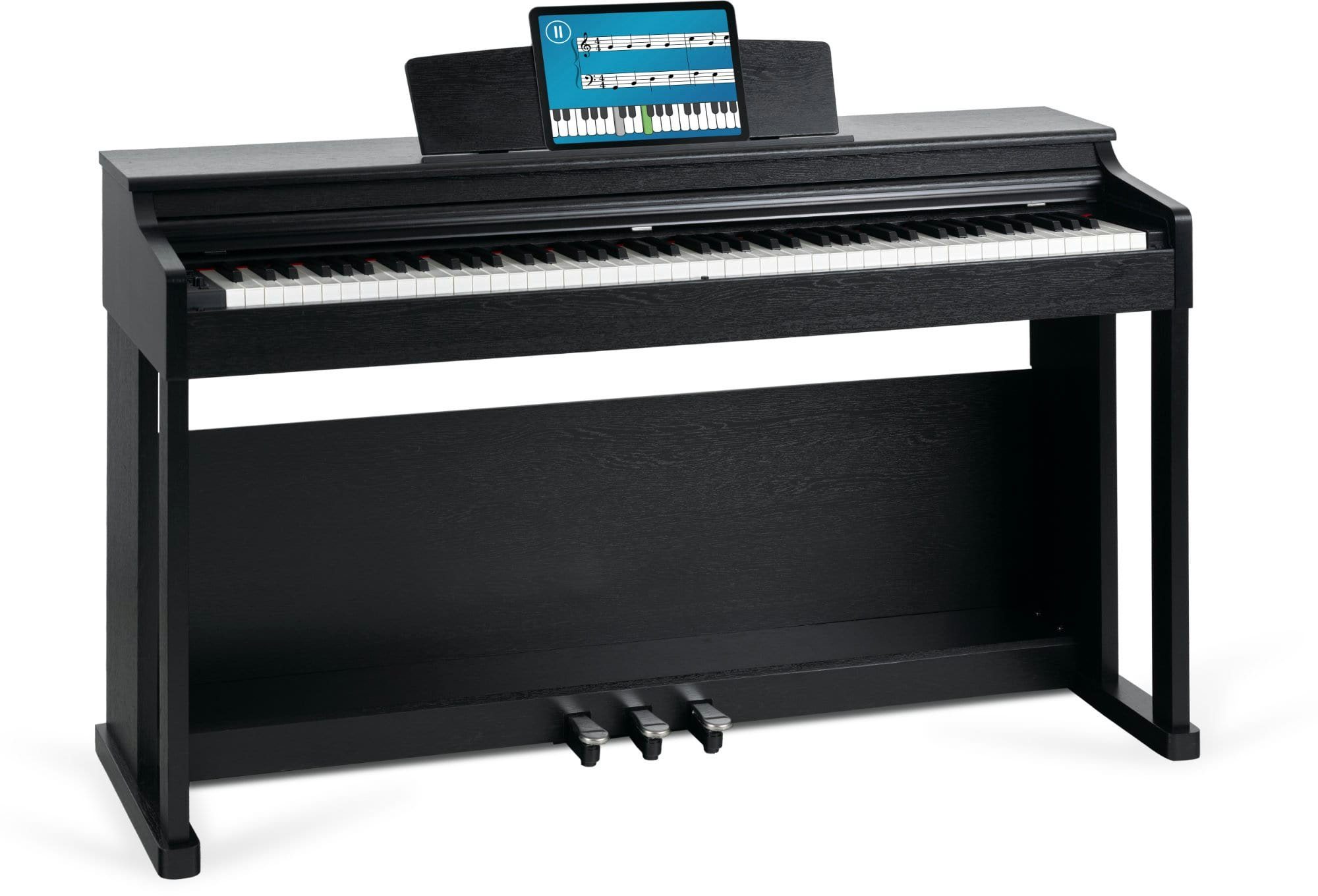 McGrey Digitalpiano DP-19 E-Piano - Einsteigerpiano - Zahlreiche Funktionen, Klavier mit 88 gewichteten Tasten und Hammermechanik